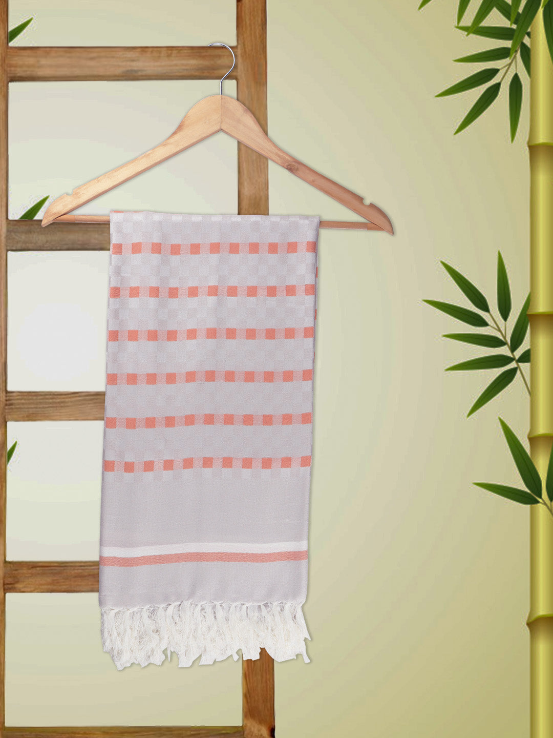 Ultra Soft Absorbent Bamboo Cotton Grey Bath Towel (0.83m*1.60m) SC04