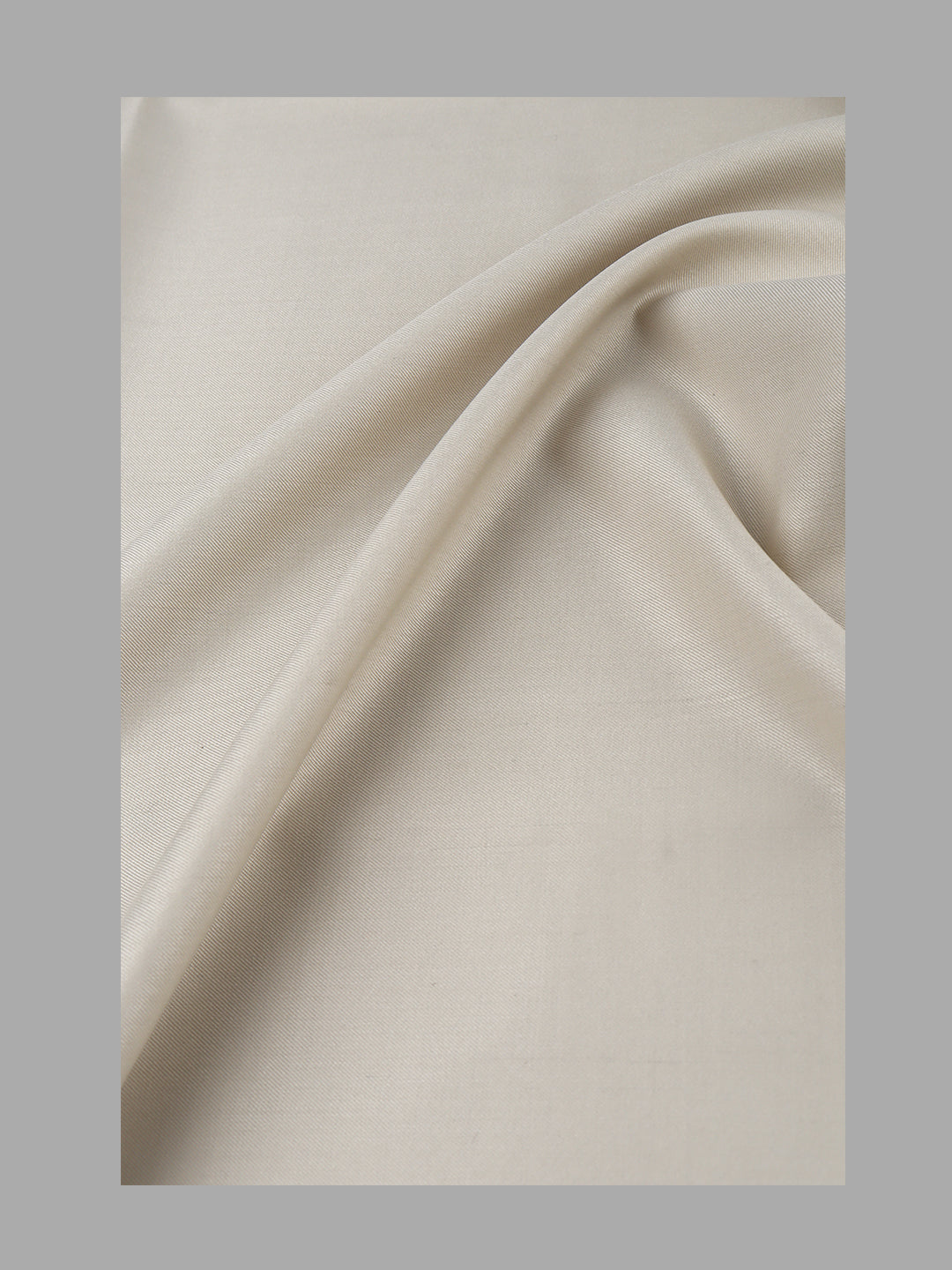 Men  Poly Viscose Blend Plain Pant Fabric OffWhite Golden Days