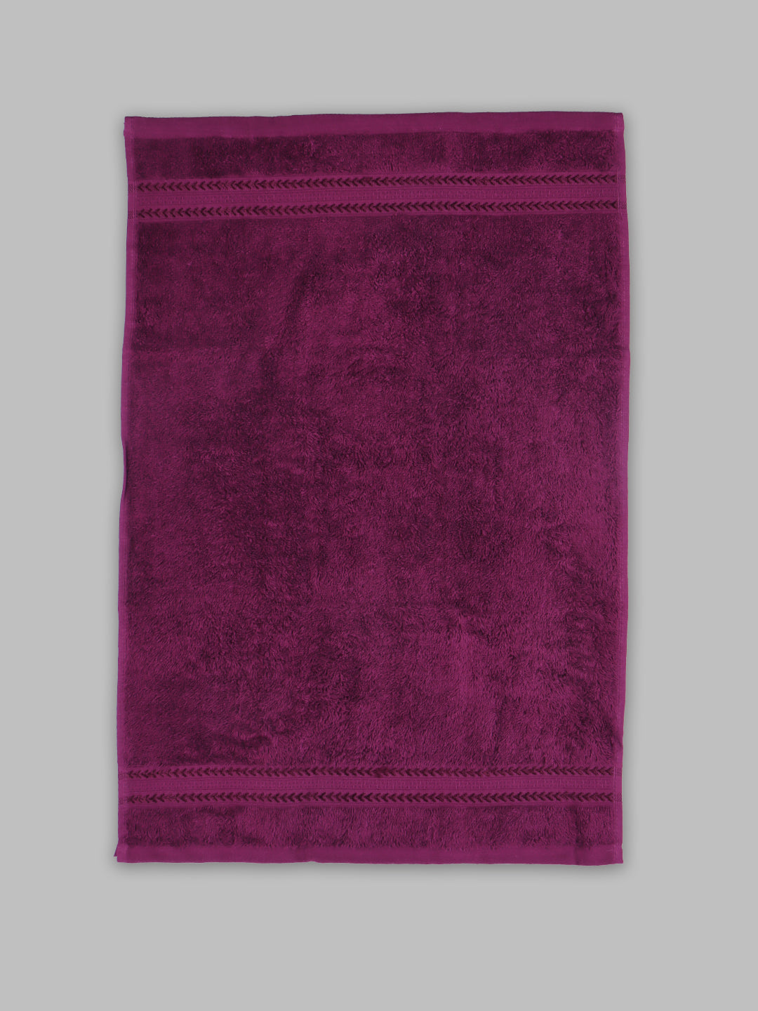 Cotton Bamboo Terry Hand Towel Purple HC5 (Pack of 2)