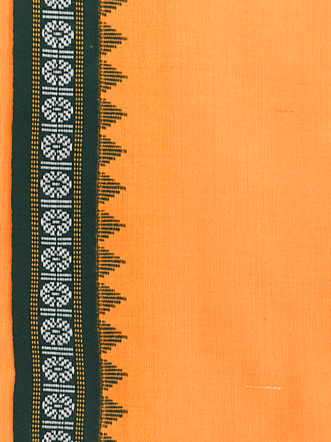 Men Fancy Border Angavastram Towel G.Yellow