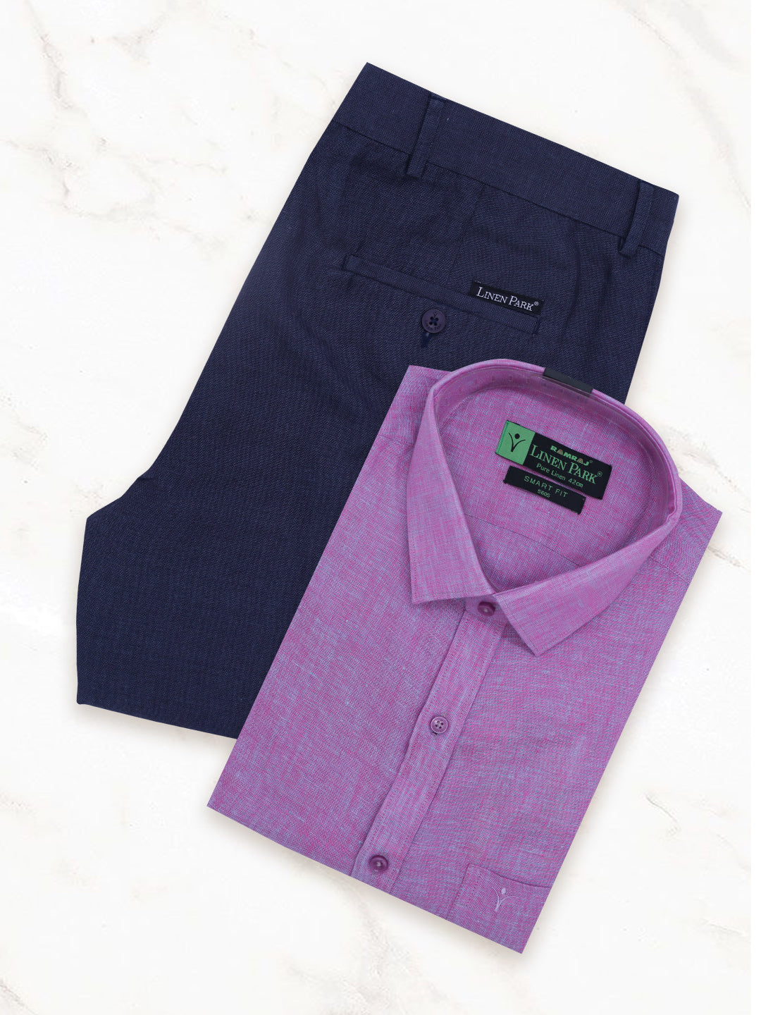 Mens Pure Linen Shirt and Pant Combo LC10