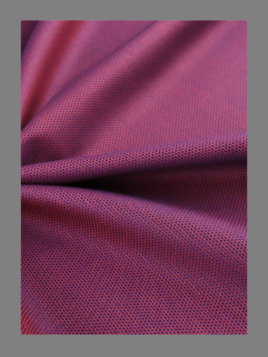 Men 100% Cotton Self Design Shirt Fabric Maroon Grand Iconic