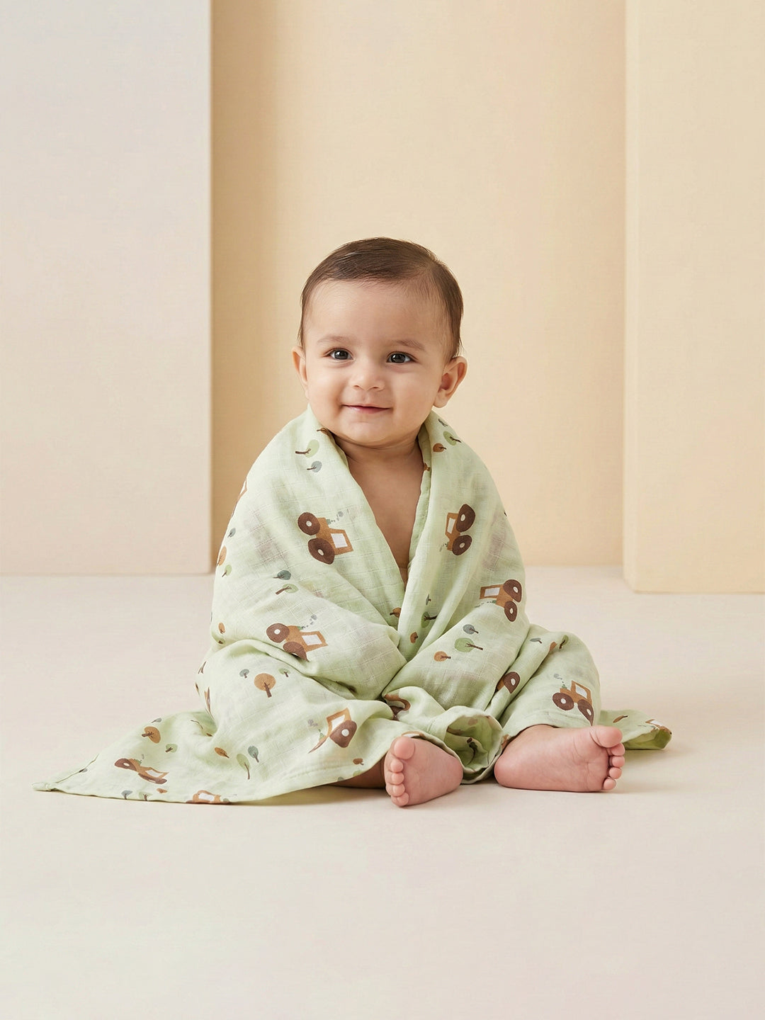 100% Cotton Muslin Bath Towel (Pack of 3)