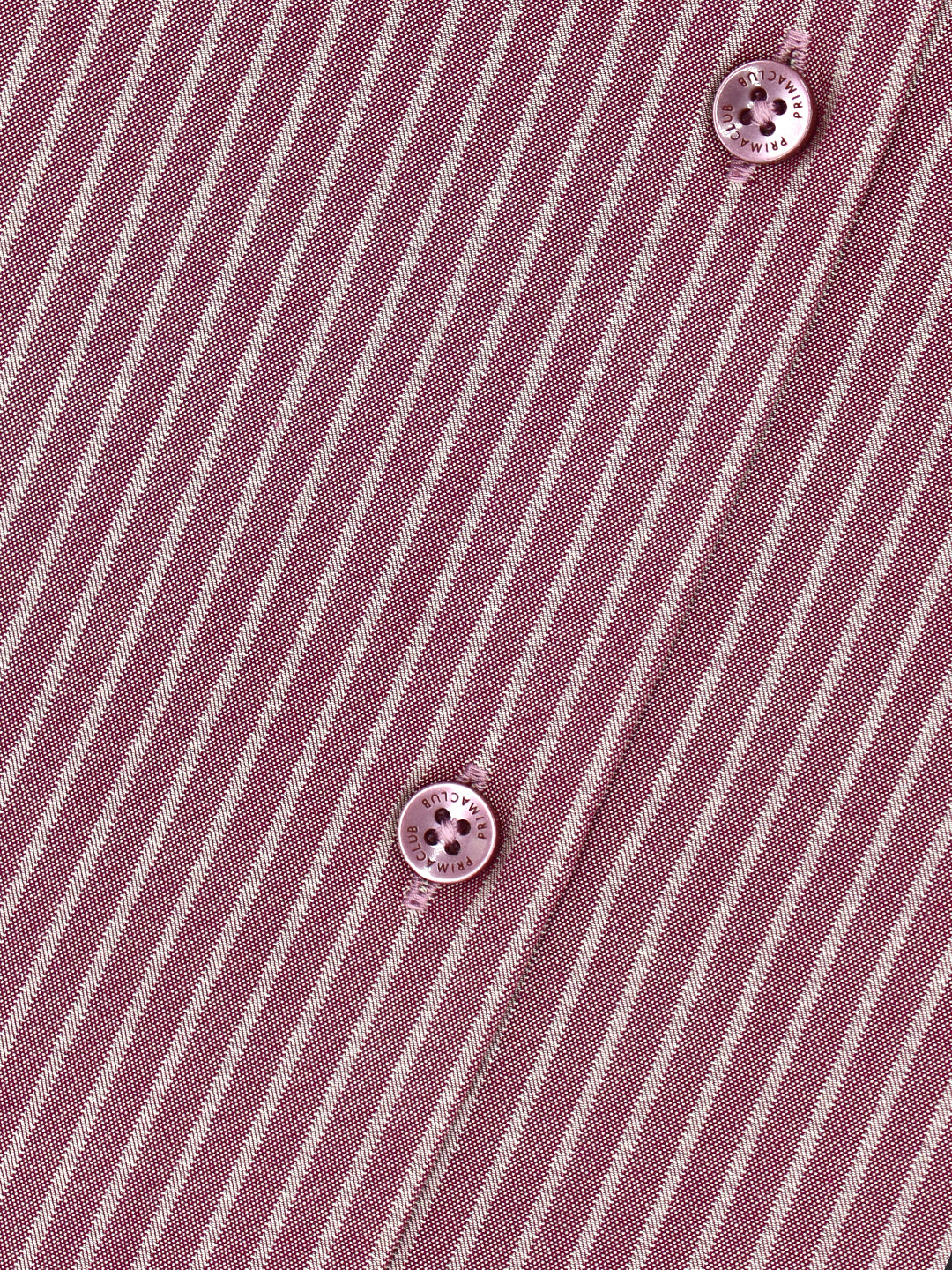 Prima Club Premium Cotton Dobby Pink Red Stripes Regular Fit Shirt SRAR3