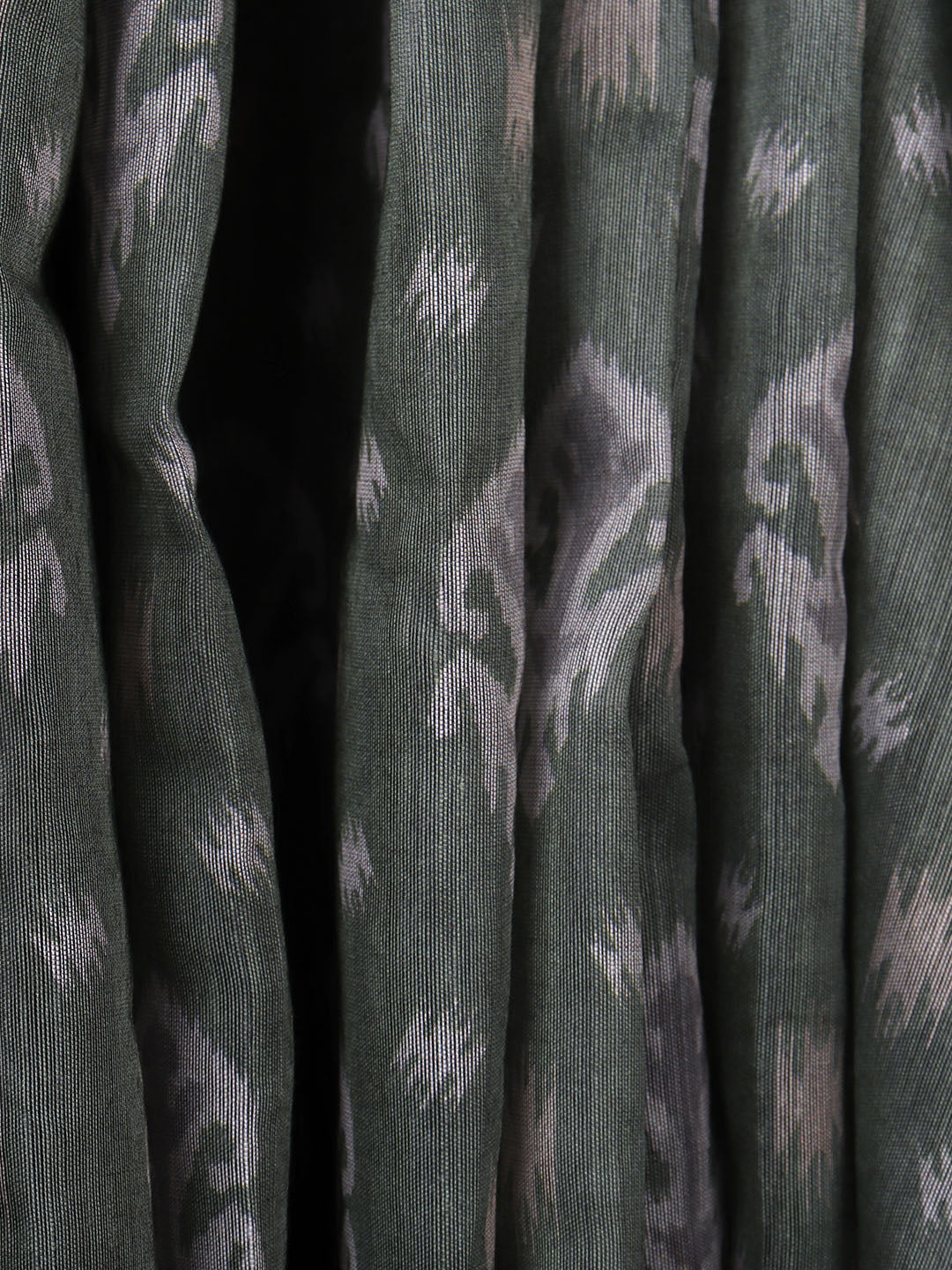 Women Green Semi Chanderi Cotton Printed Saree SC63