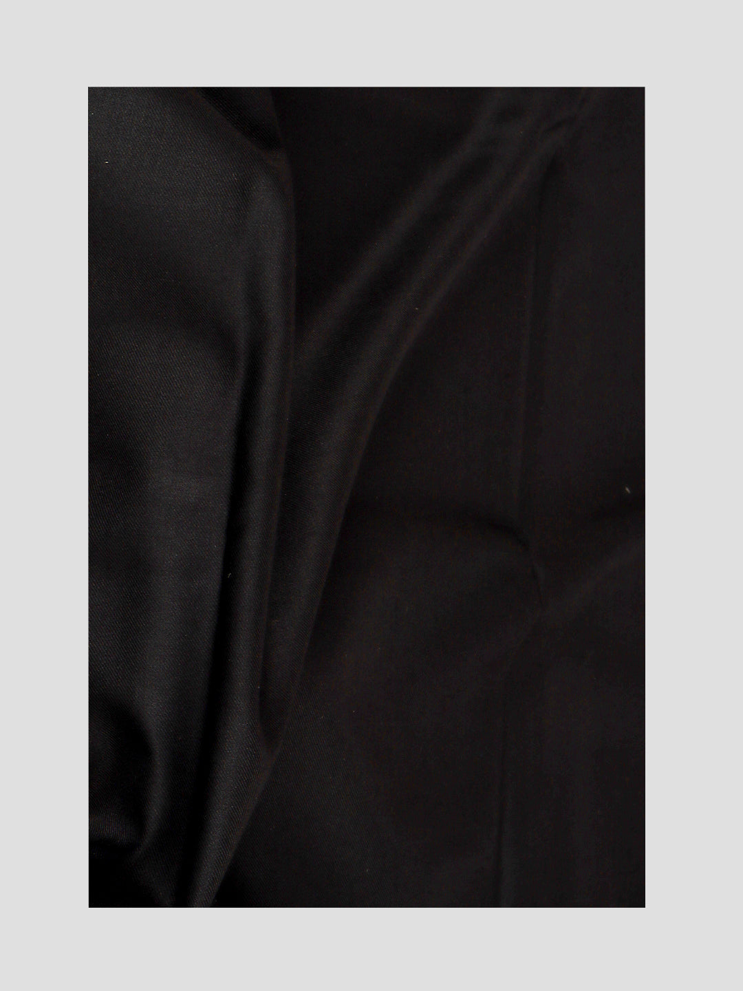 Men 100% Cotton Black Suiting Fabric Mesmerize Stretch