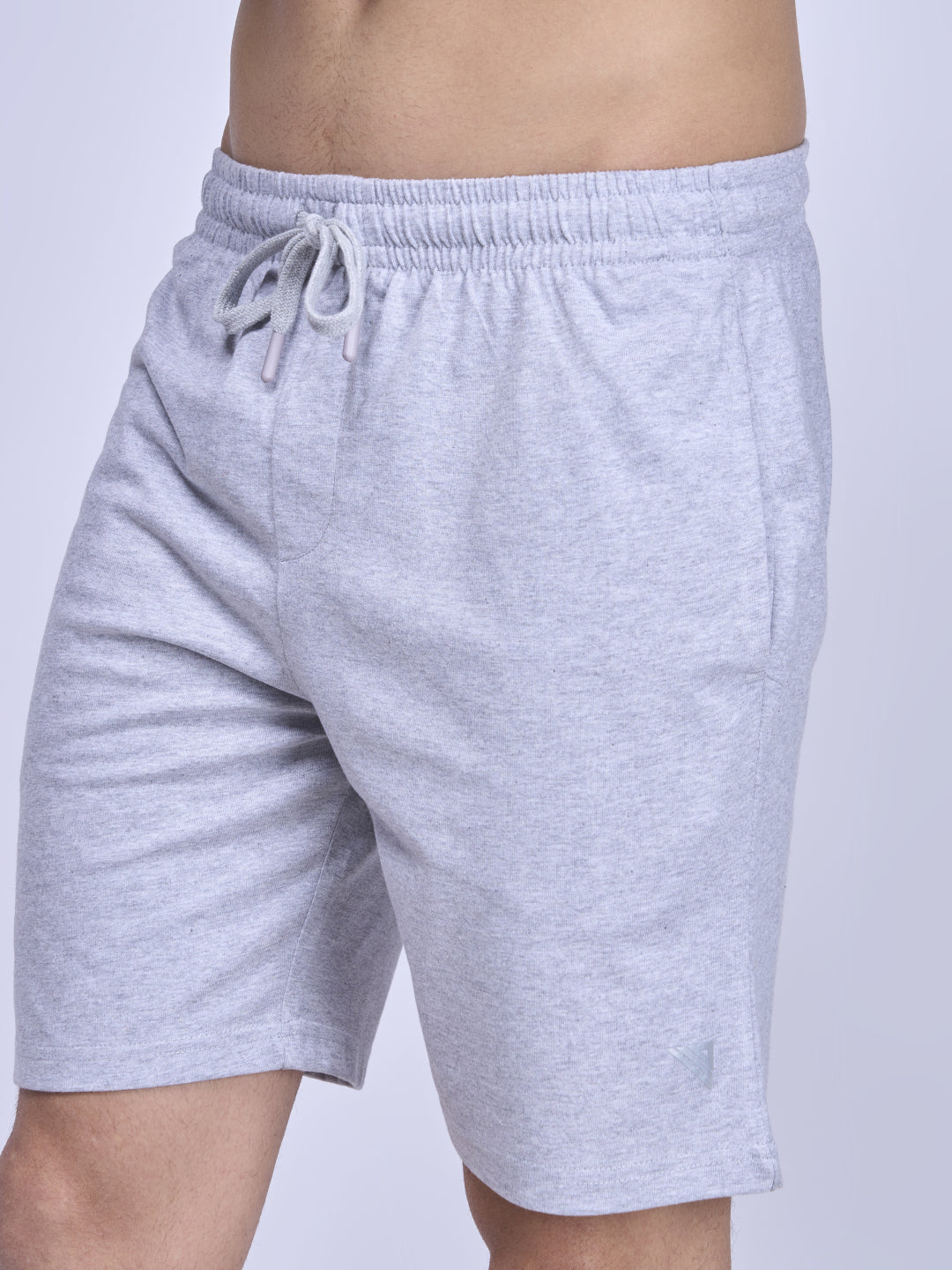 Men Cotton Rich Shorts Grey