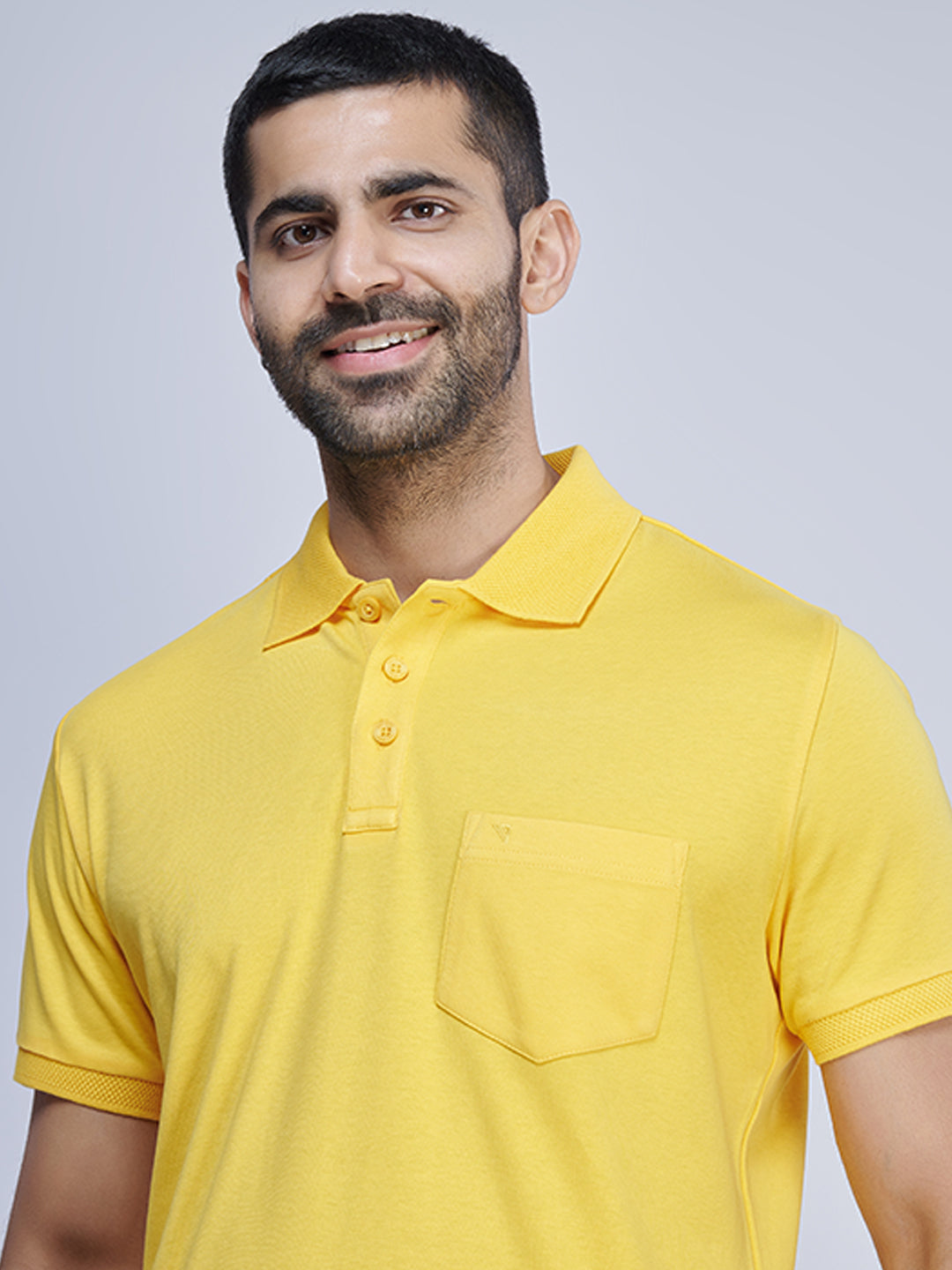 Mens Liquid Polo T-Shirt with Pocket Tshirt Mango