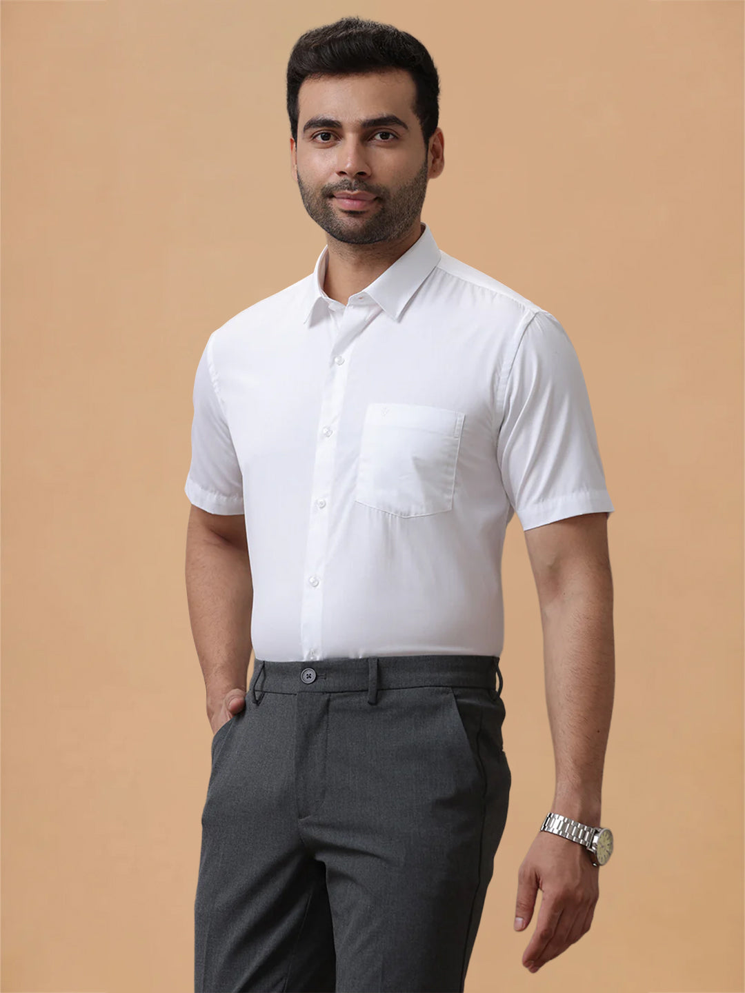Giza Cotton White Shirt – Giza Club 6001