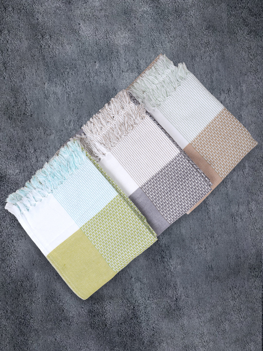 100% Cotton Self Designed Signature Bath Towel Pack of 2 1149