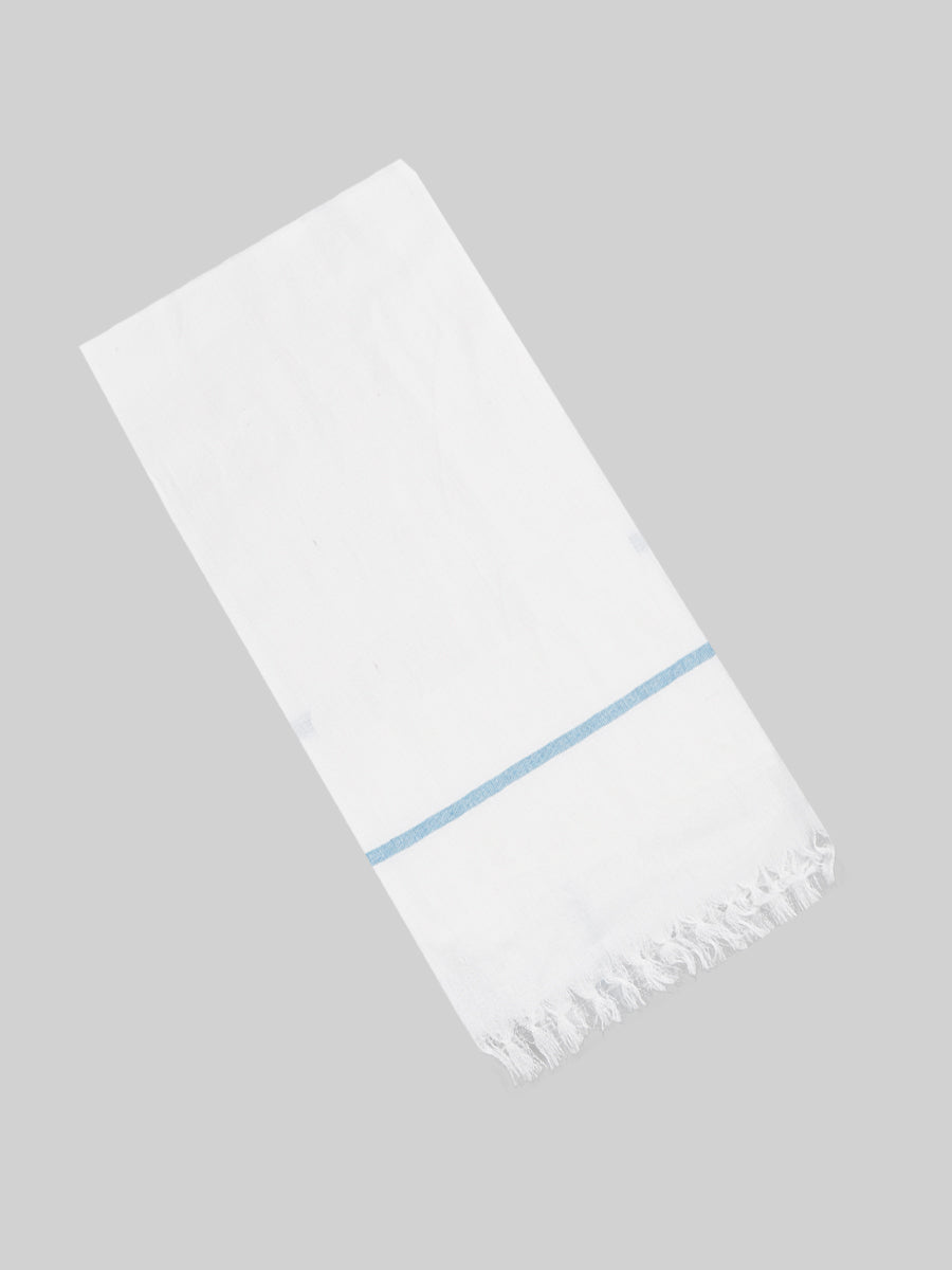 Regular White Bath Towel (2 PCs Pack)-View two