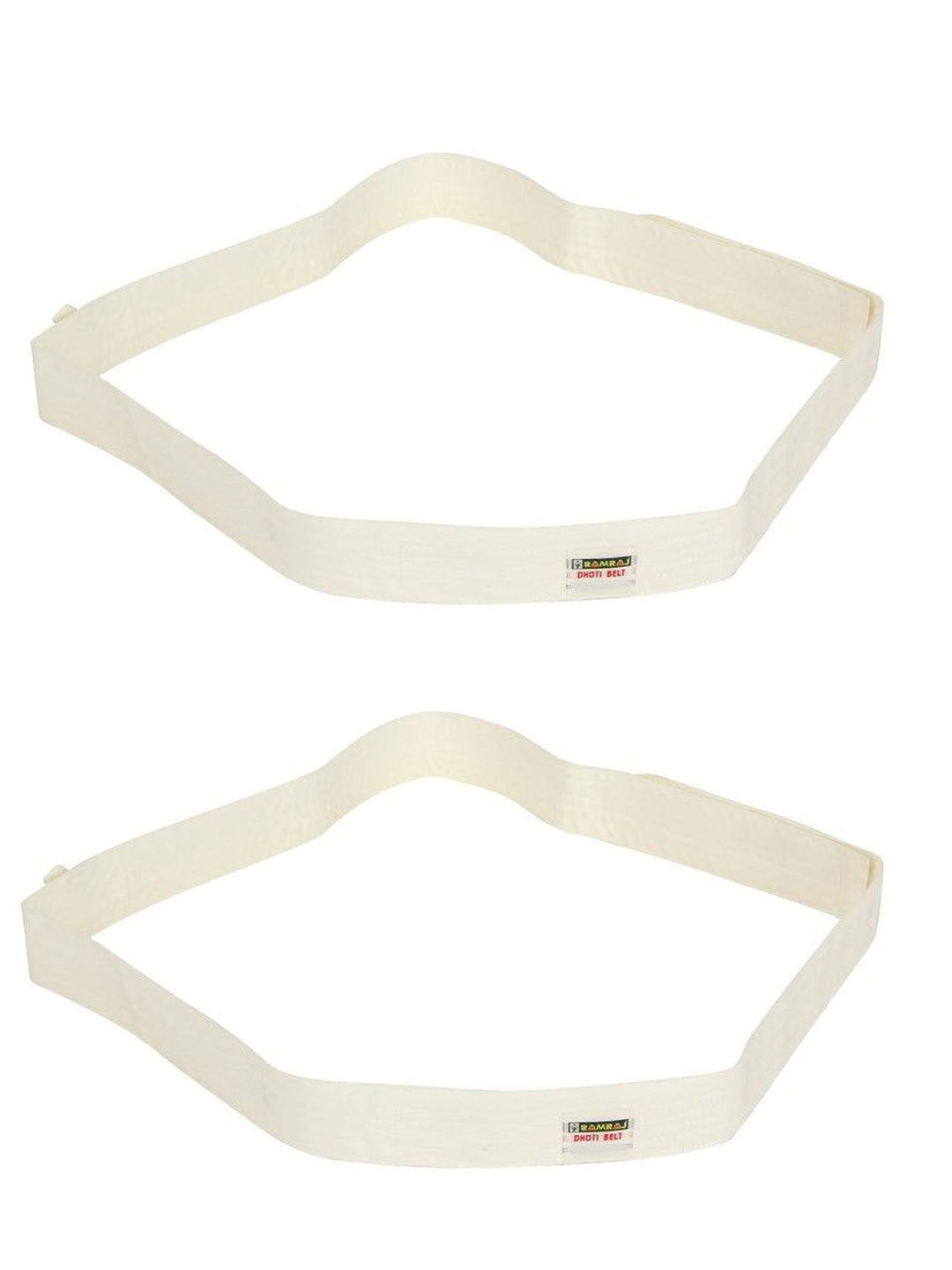 Dhoti Belts Cream Pack of 2