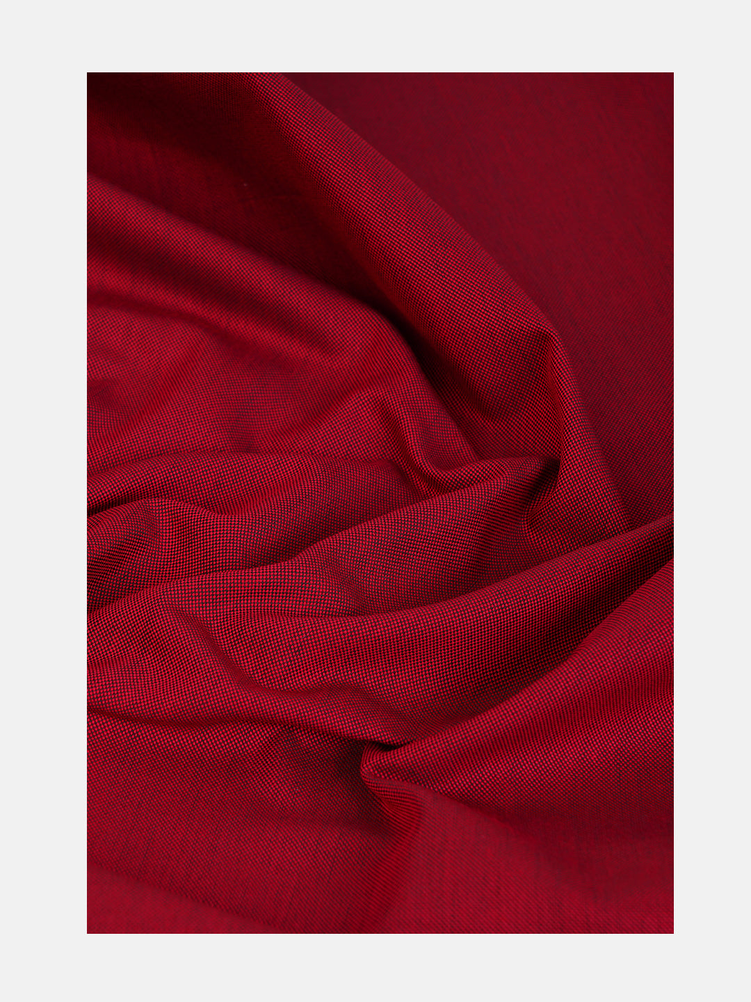 Men 100%Cotton Plain Shirt Fabric Red Ferrari