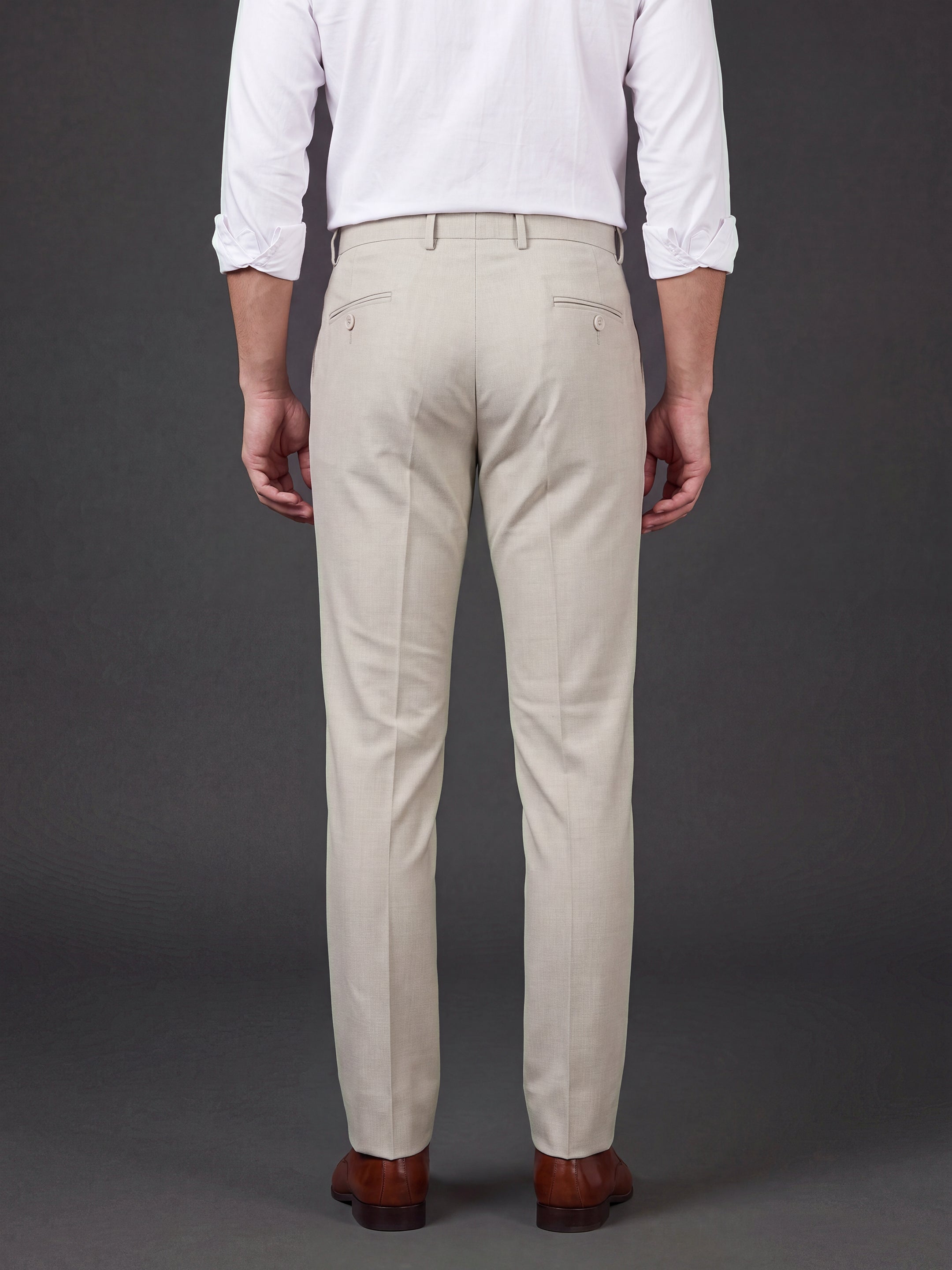 Prima Club Cotton Poly Viscose Stretchable Waistband Olive Grey Pants