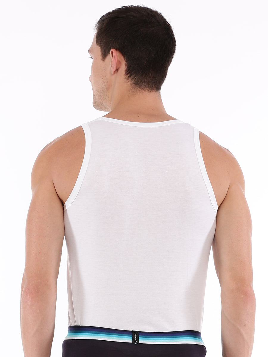Mens Premium Vest TENCEL™ Modal Fiber Fabric-Back view