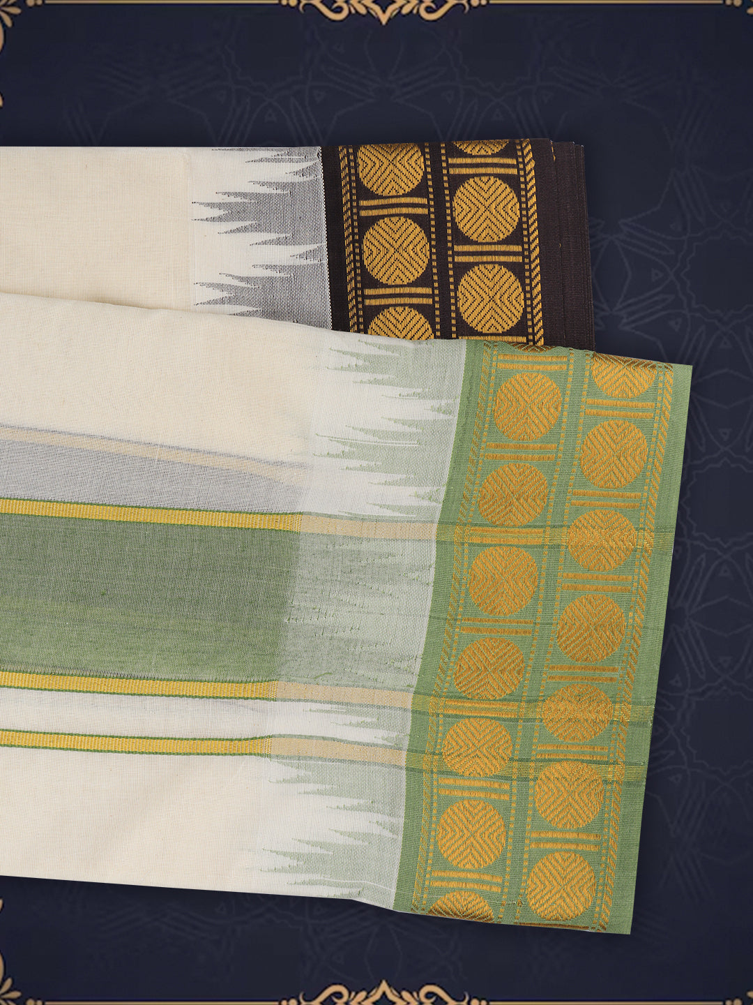 Men Panchakacham Set Vasunduram Cream (9+5)