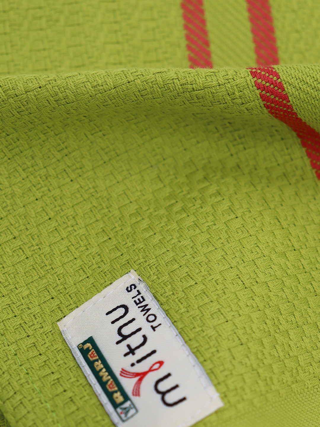 100% Cotton Self Designed Bath Towel Green Magnus MCS01