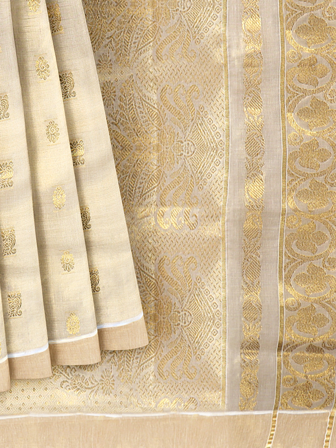 Women Kerala Tissue Gold Saree KS231