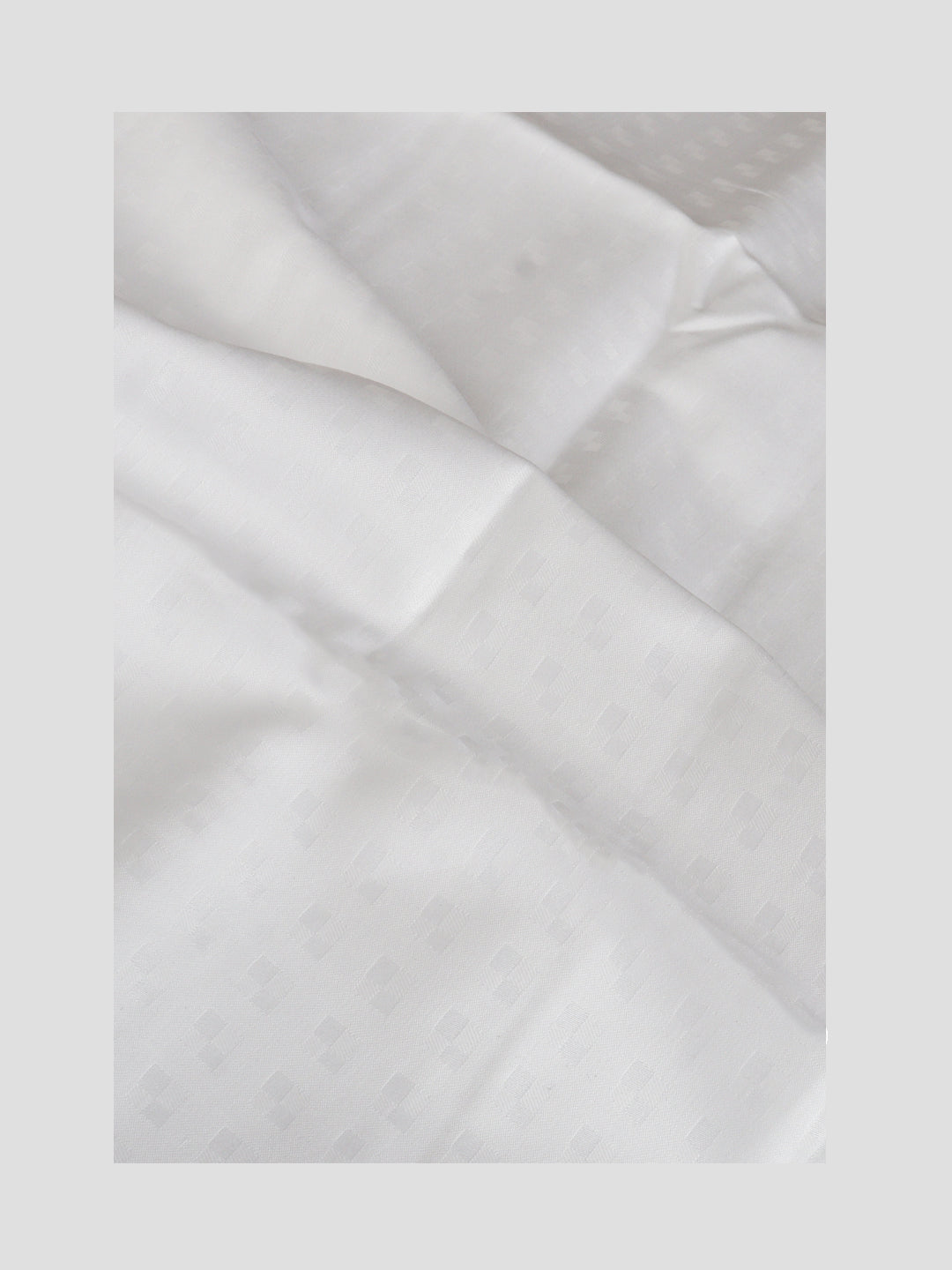 Men 100% Giza Cotton Self Design White Shirt Fabric Mosco Dobby C15