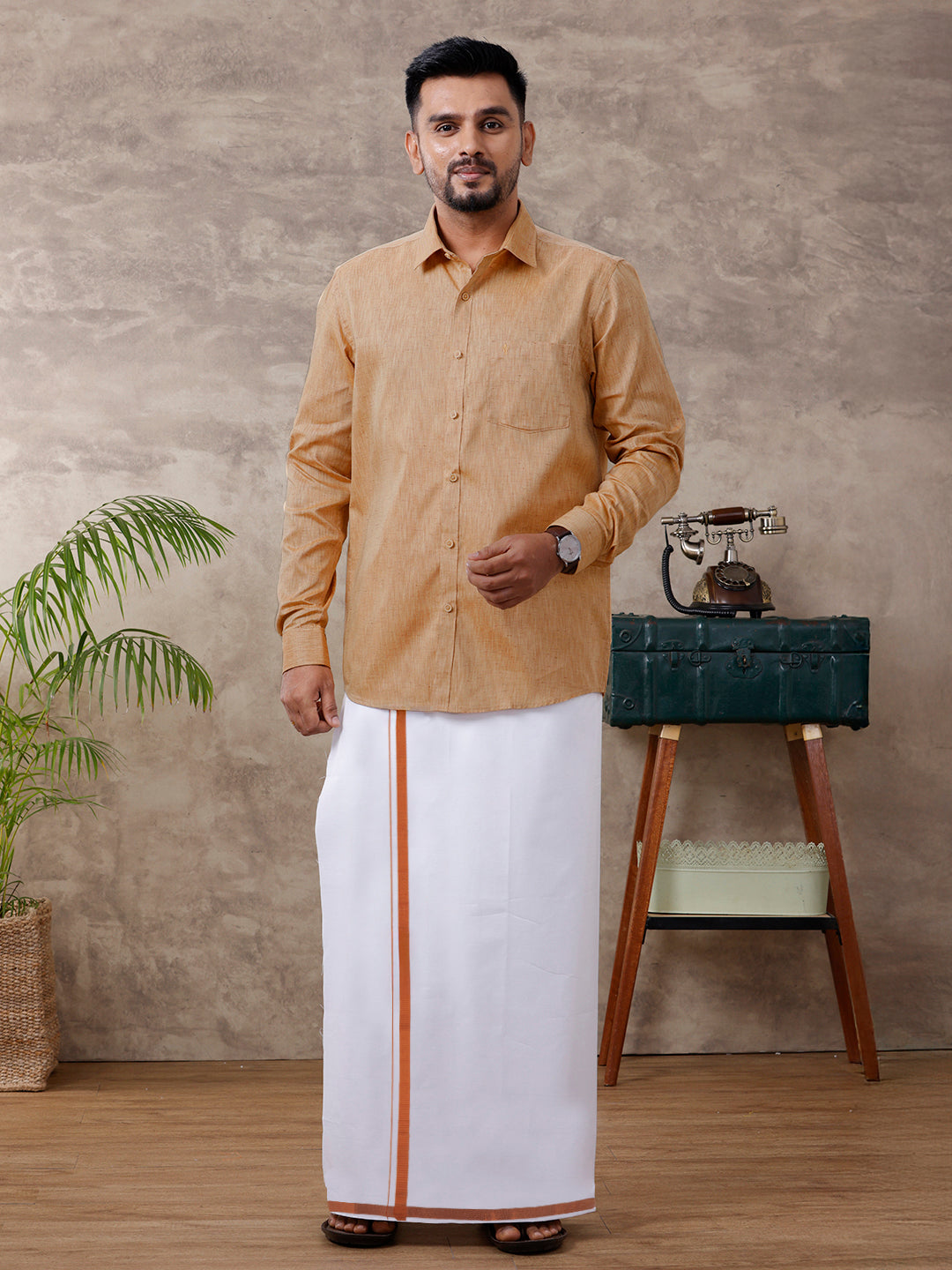 Vetti Vaaram Dhoti and Shirt Set V7