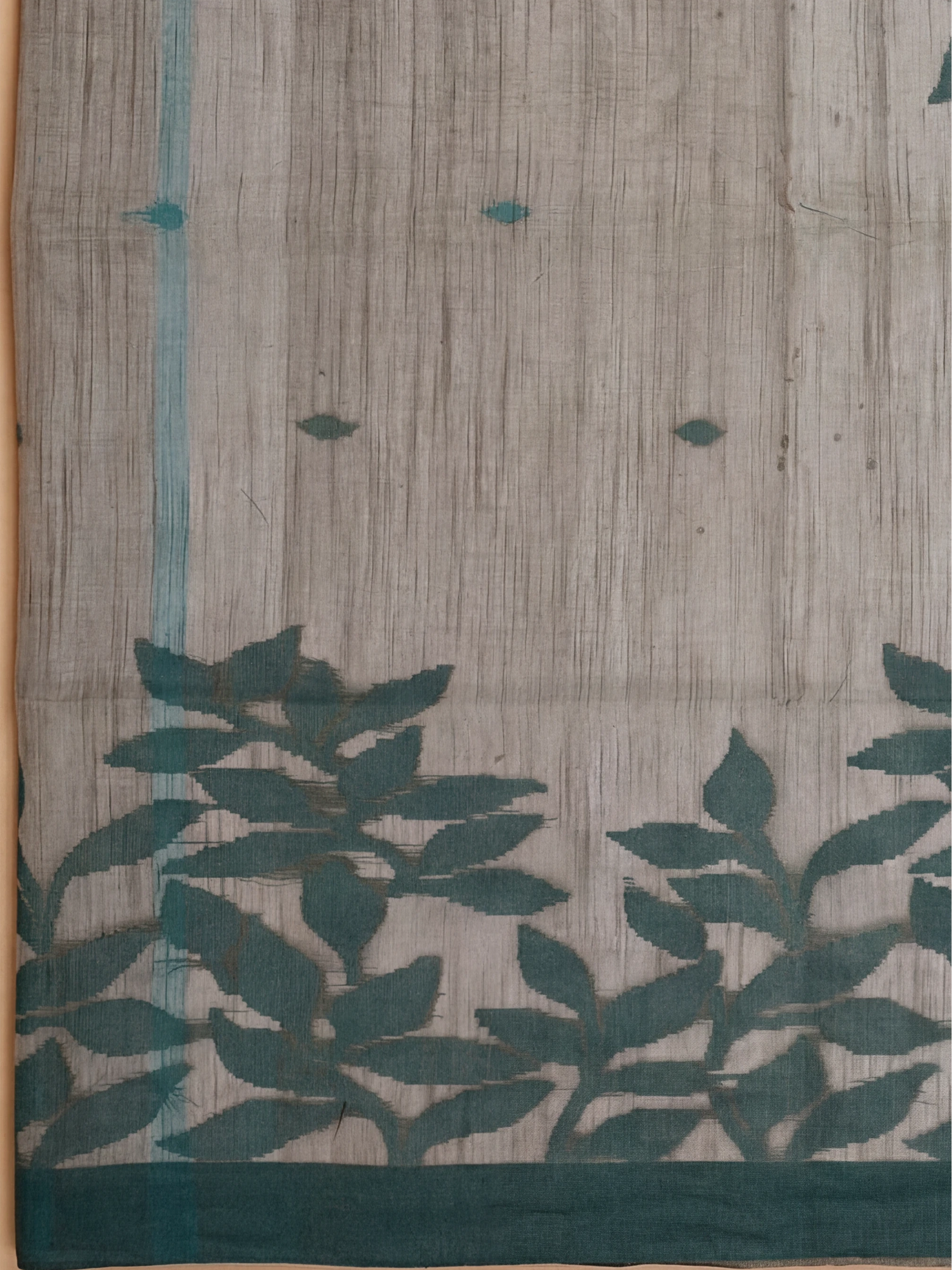 Women Pure Cotton Green Saree PCS274