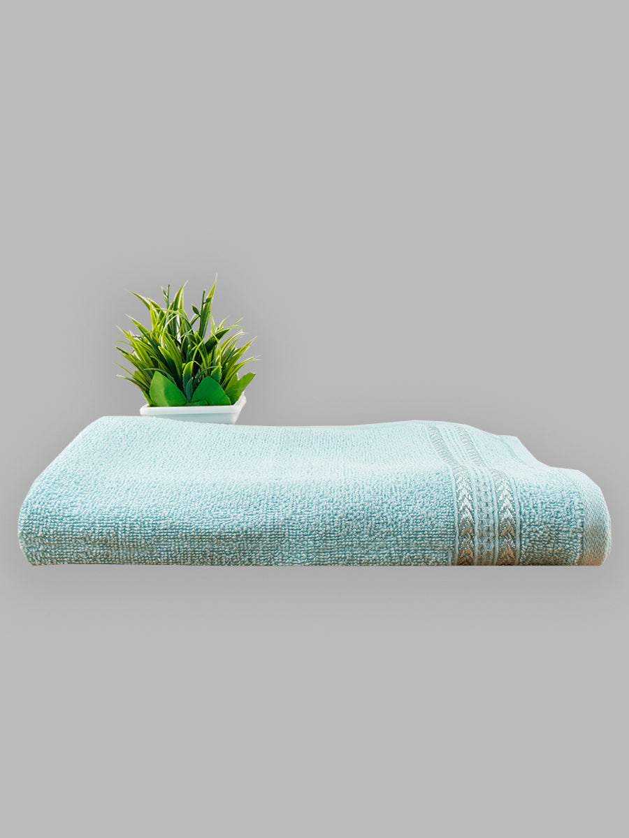 Premium Soft & Absorbent Light Blue Terry Hand Towel HC9-View five