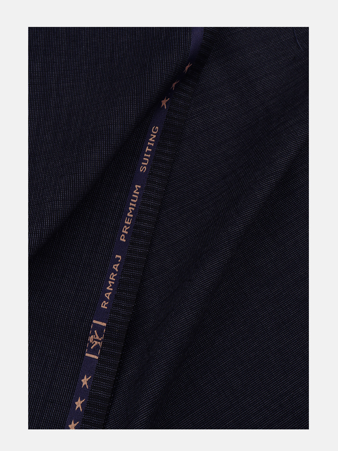 Men Poly Viscose Blend Pants Fabric Navy Jolly Days