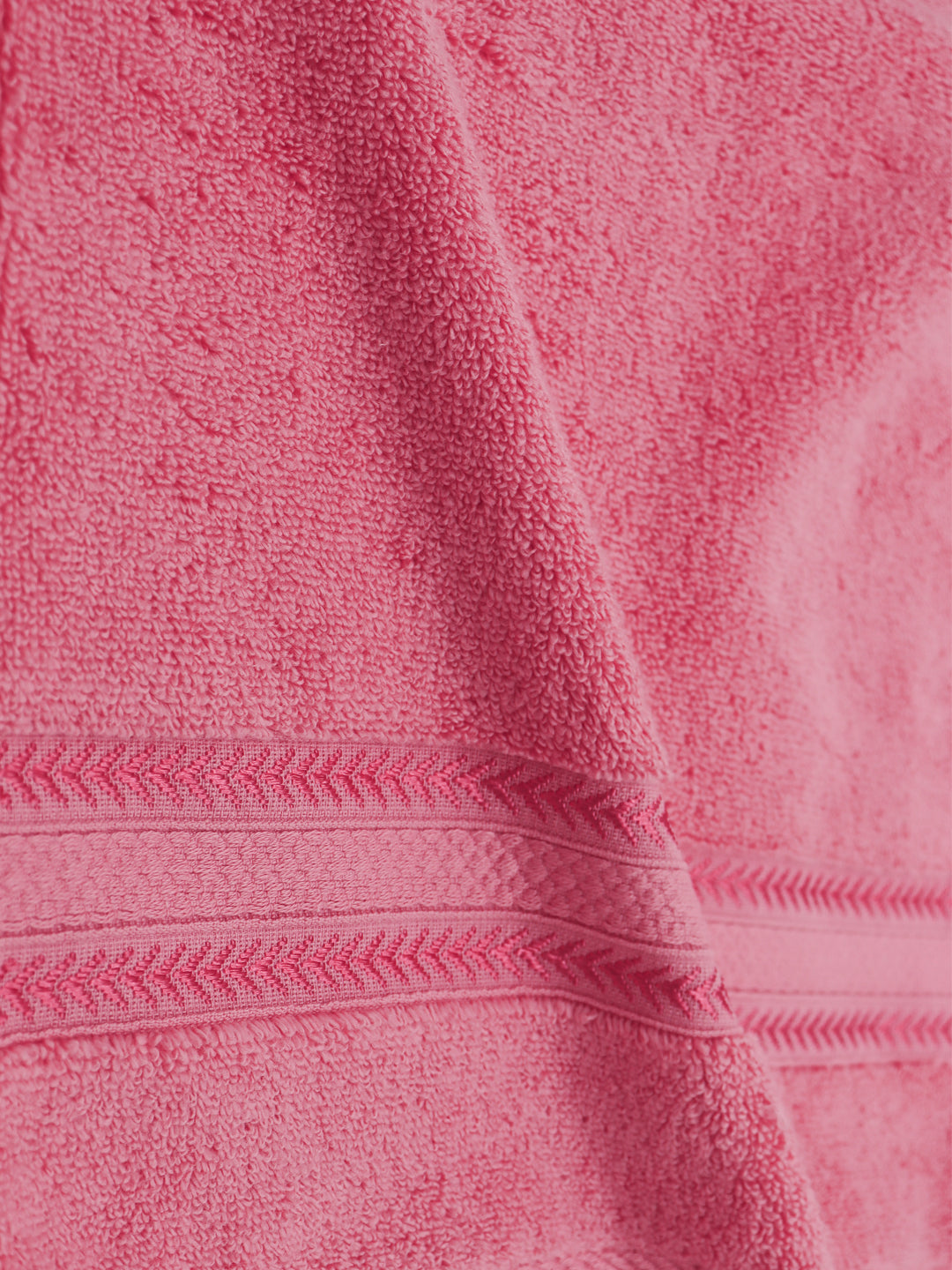 Luxury Bath Zero Twist Terry Towel Pink - 0.75m*1.50m