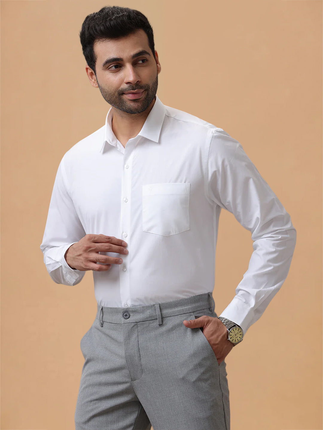 Giza Cotton White Shirt – Ultimate R7 | Ultra Luxury