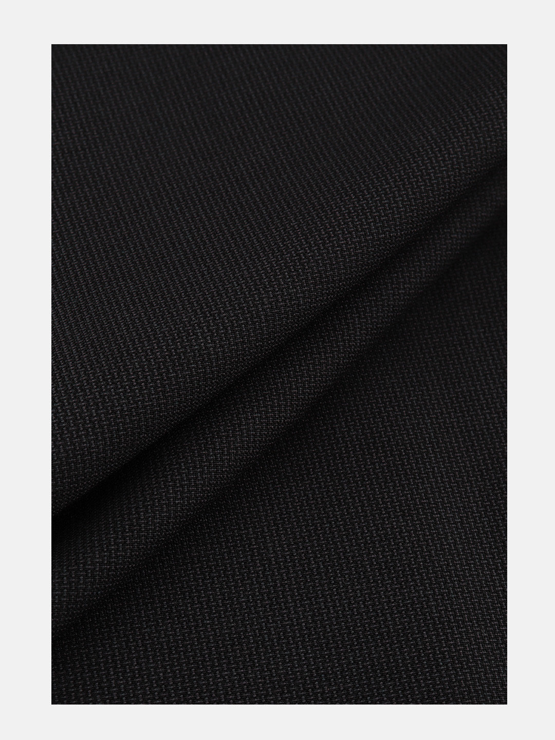 Men Cotton Blend Pants Fabric Black Week Days