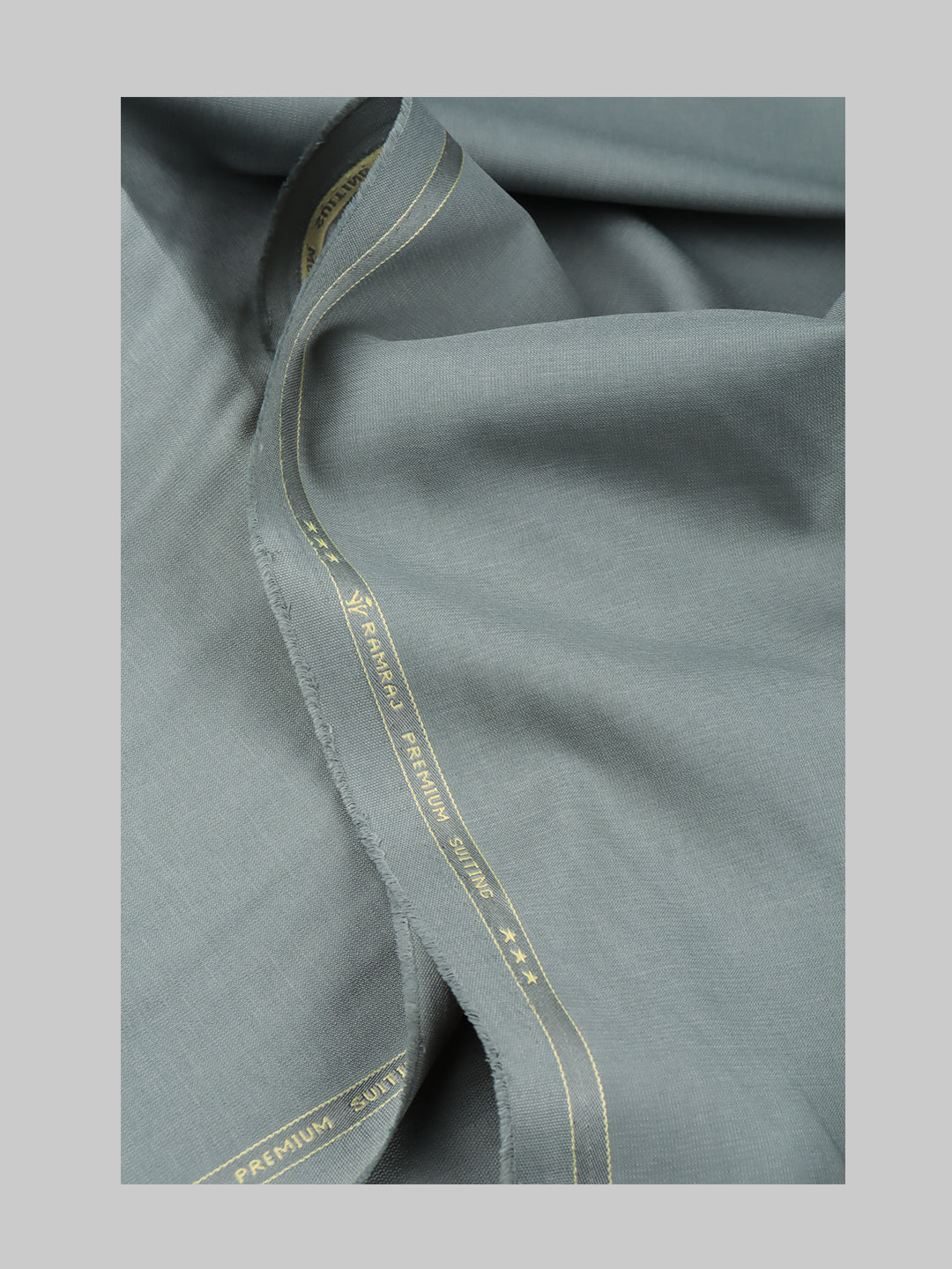 Men Cotton Blend Greyish Green Pants Fabric Week Days