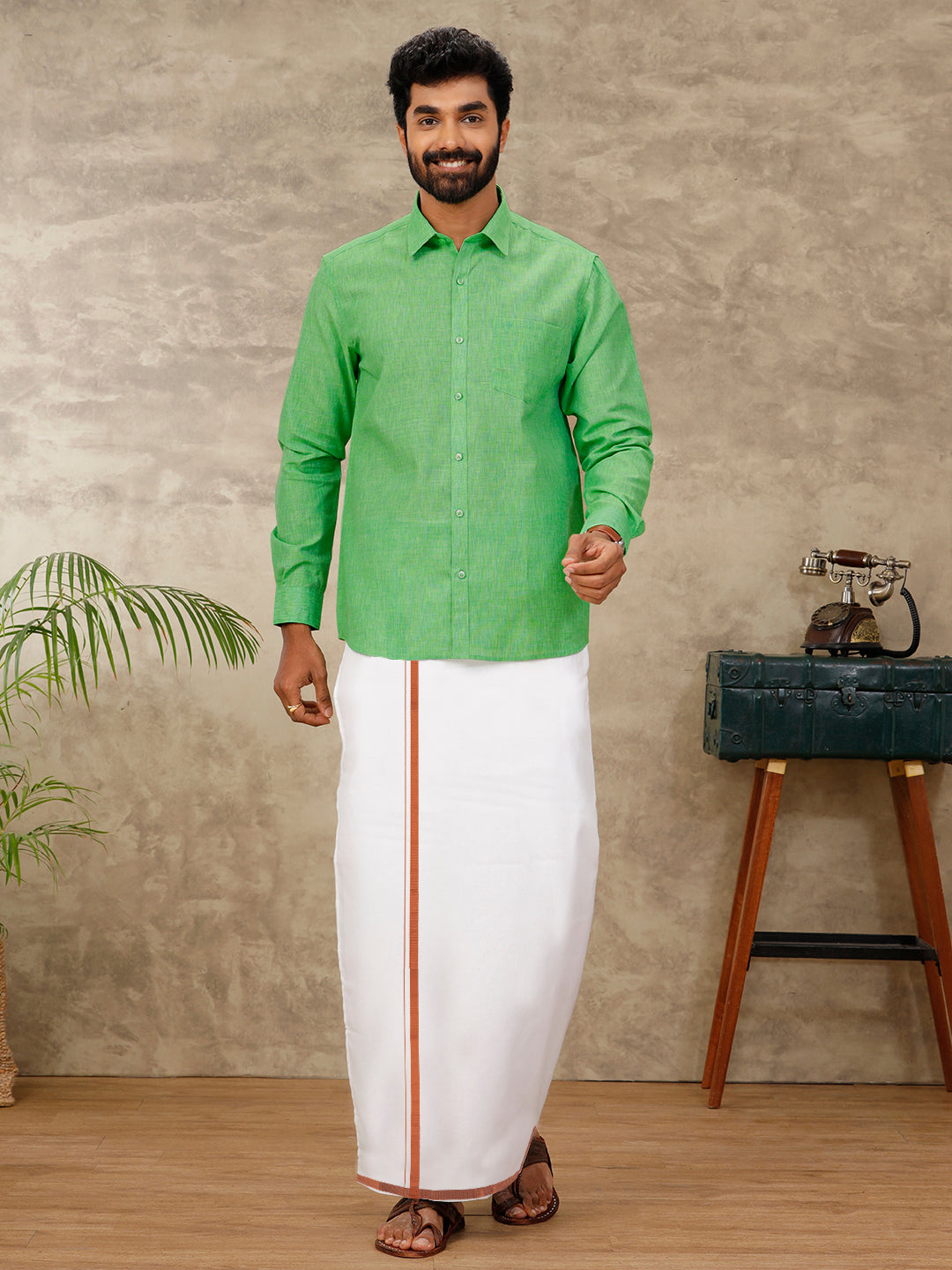 Vetti Vaaram Dhoti and Shirt Set V2