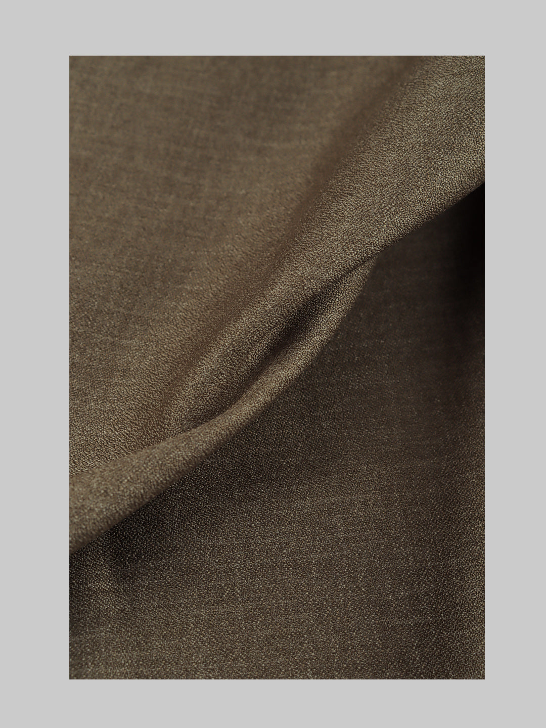 Men Cotton Blended Brown Pants Fabric Week Days