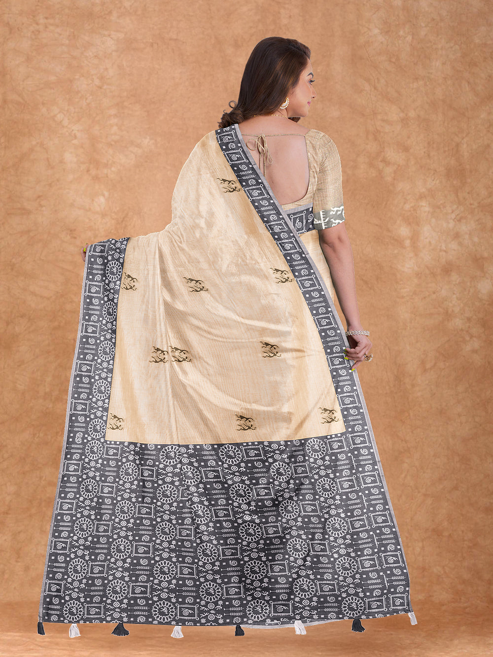 Couple Combo Shirt & Dhoti Set with Saree Sandal SL172