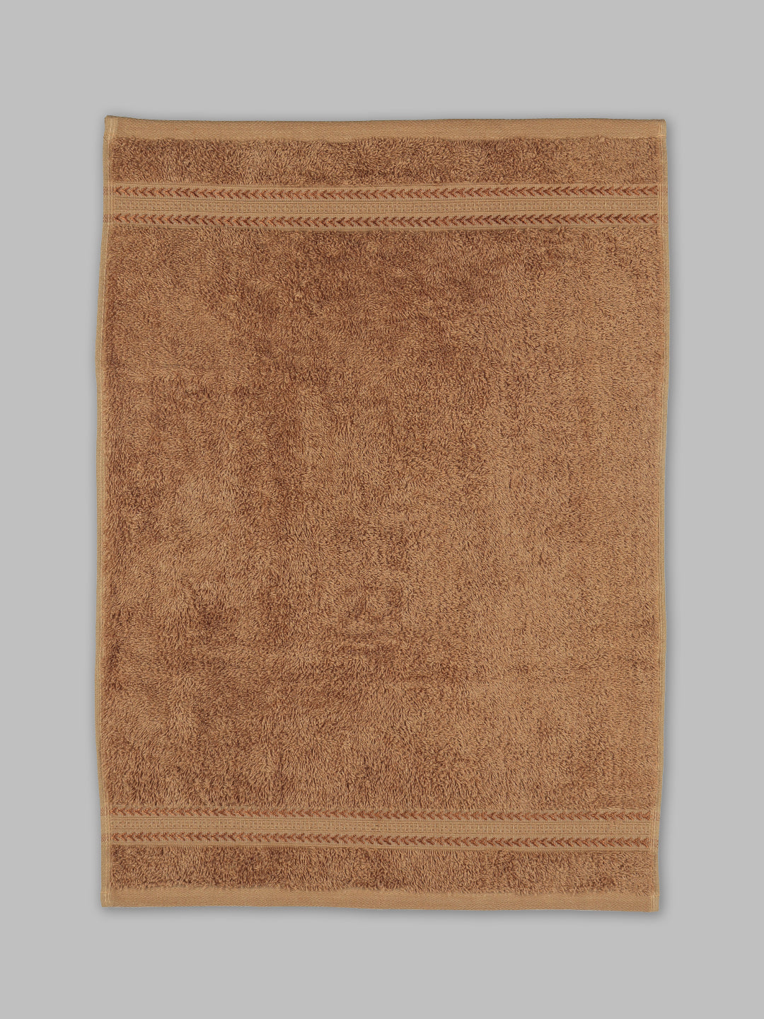 Cotton Bamboo Terry Hand Towel Brown HC8 (Pack of 2)