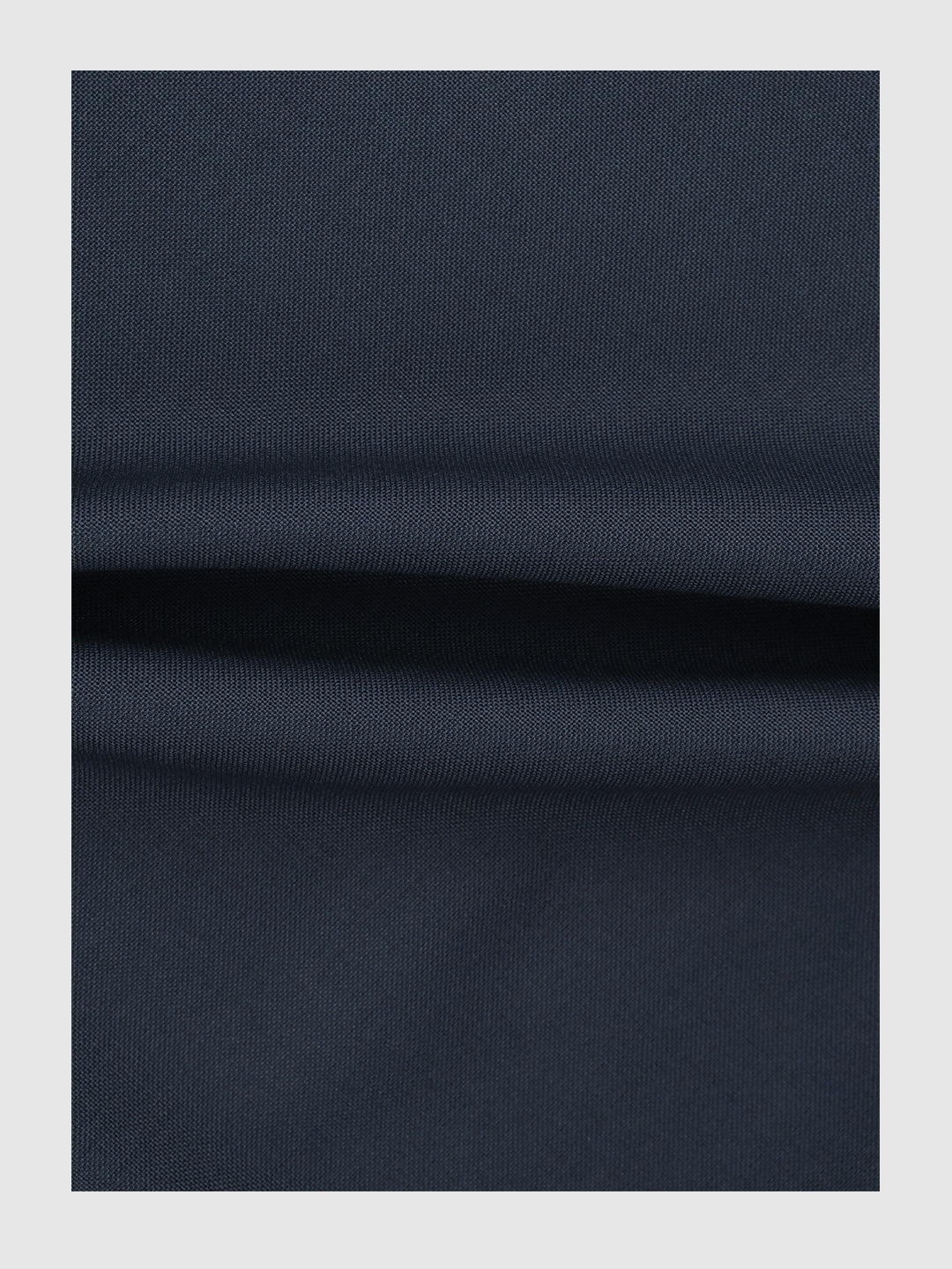 Men Cotton Blend Pants Fabric Blue Sapphire Cuf