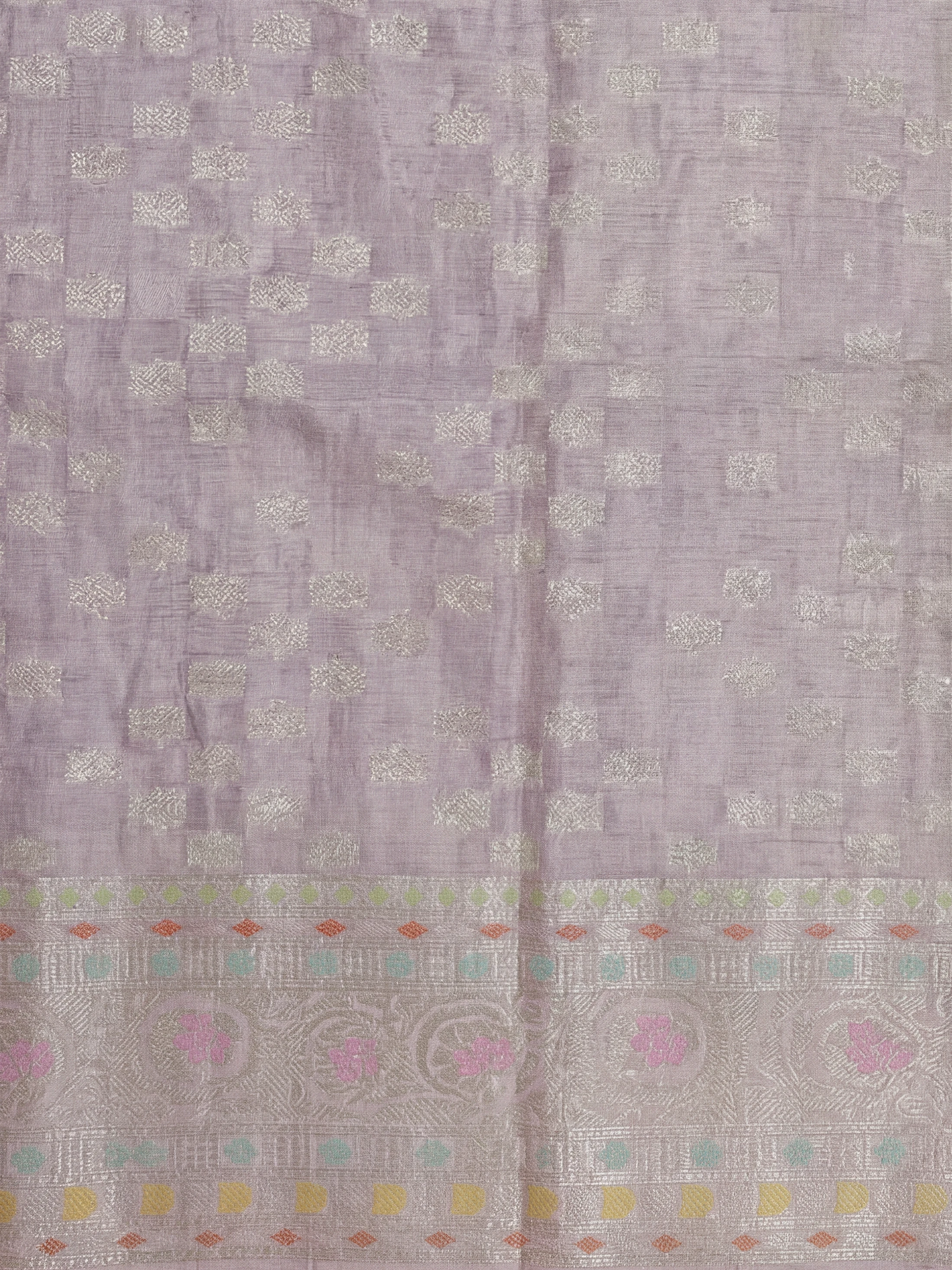 Women Tissue Lavender Saree TS67