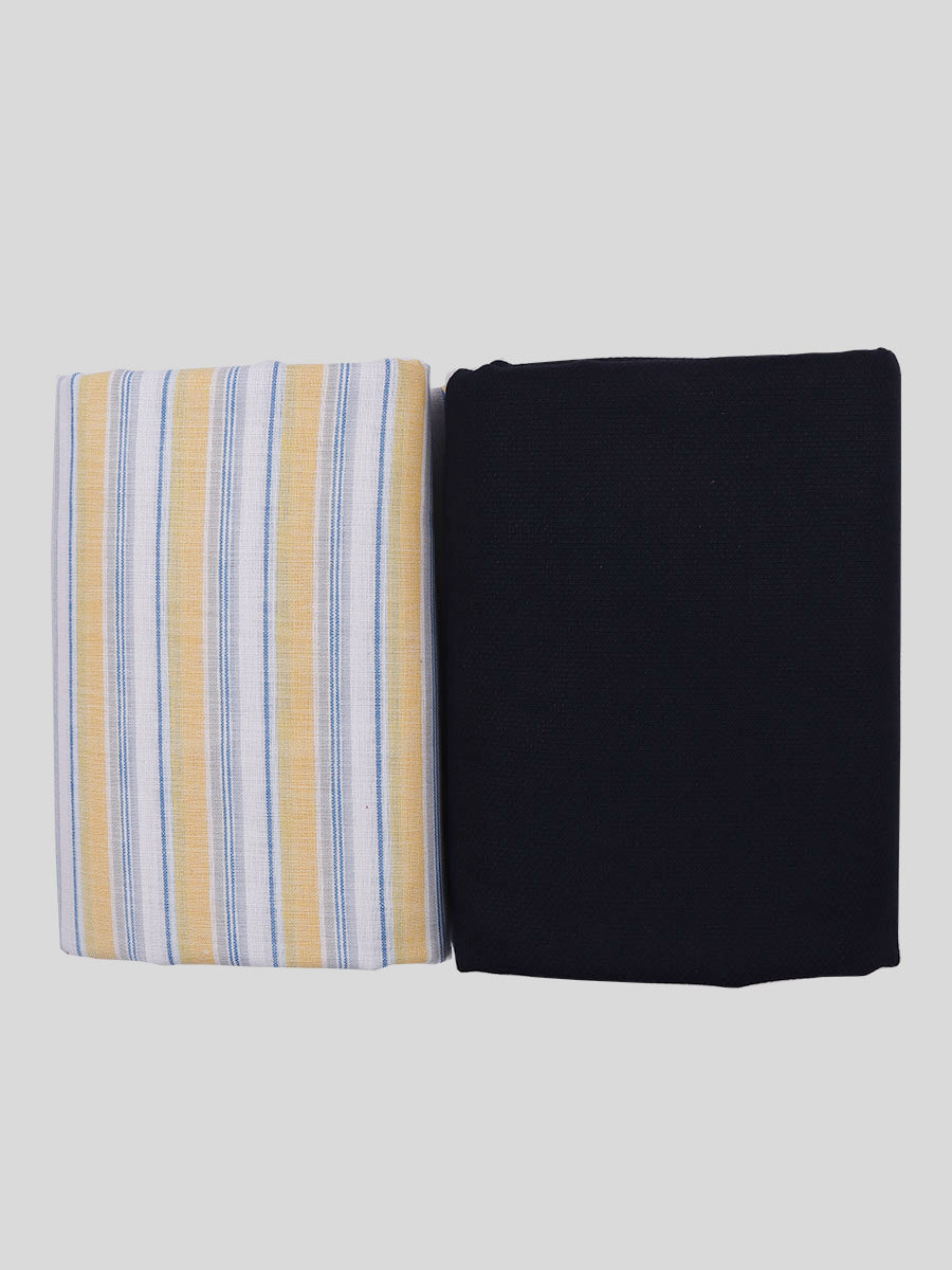 Cotton Striped Shirting & Suiting Gift Box Combo RY38-Full view