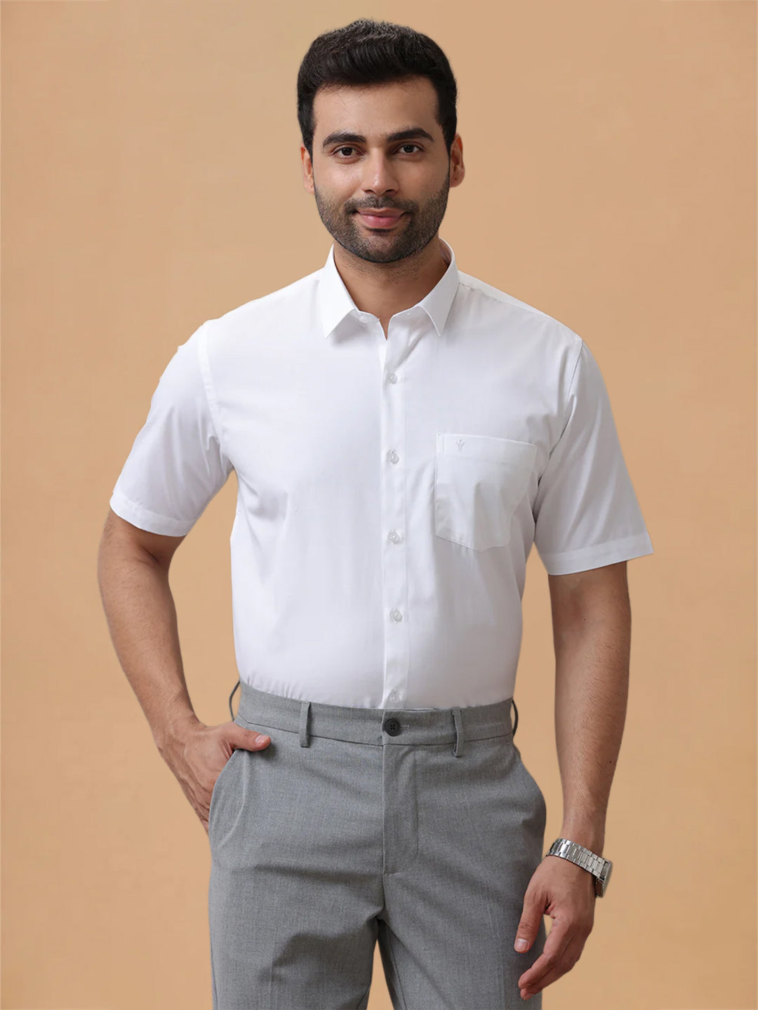 Premium Cotton White Shirt – Luxury Cotton | Liberty Cut