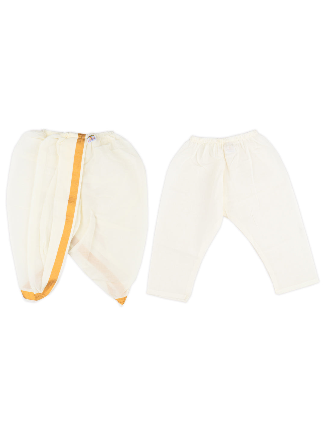 Born Baby Shirt with Pant and Panchakacham Set Brown G74