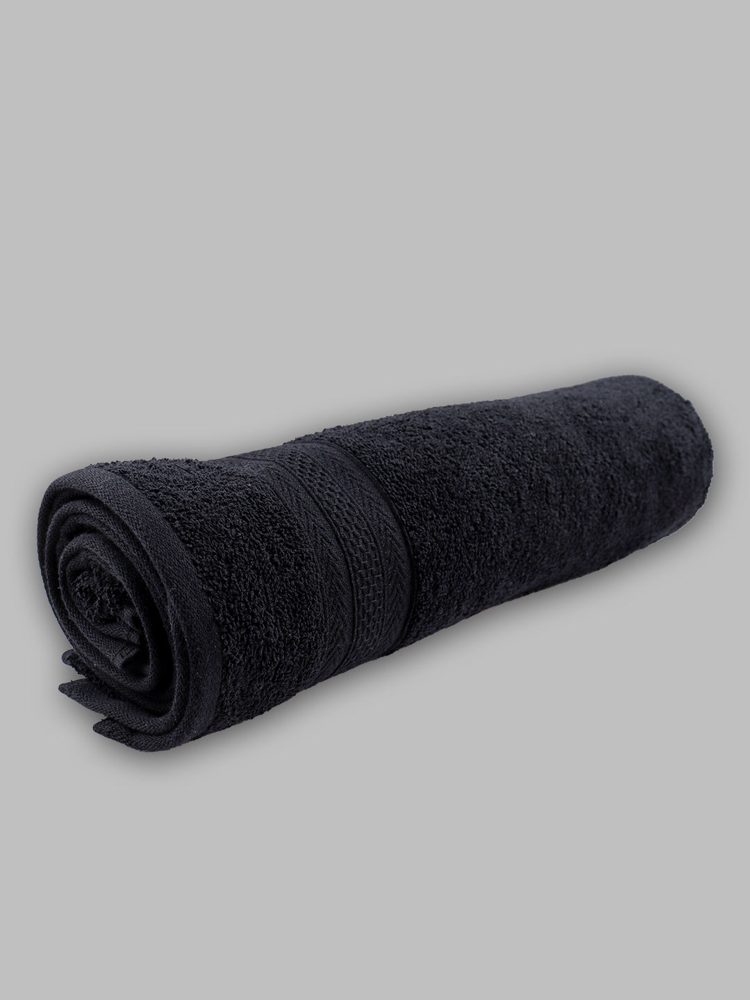 Premium Soft & Absorbent Black Terry Bath Towel