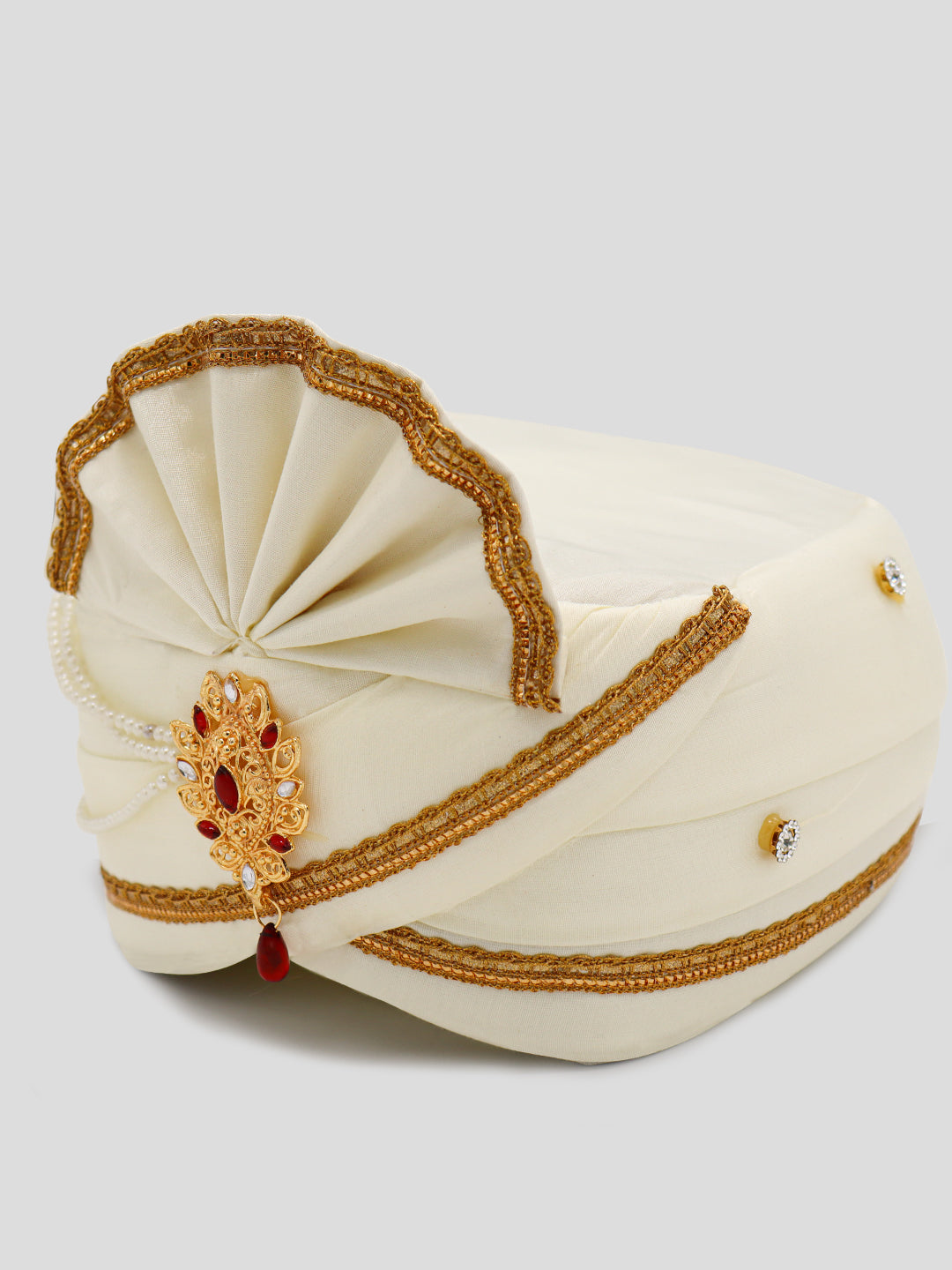 Traditional Silky Style Wedding Turban  - 78