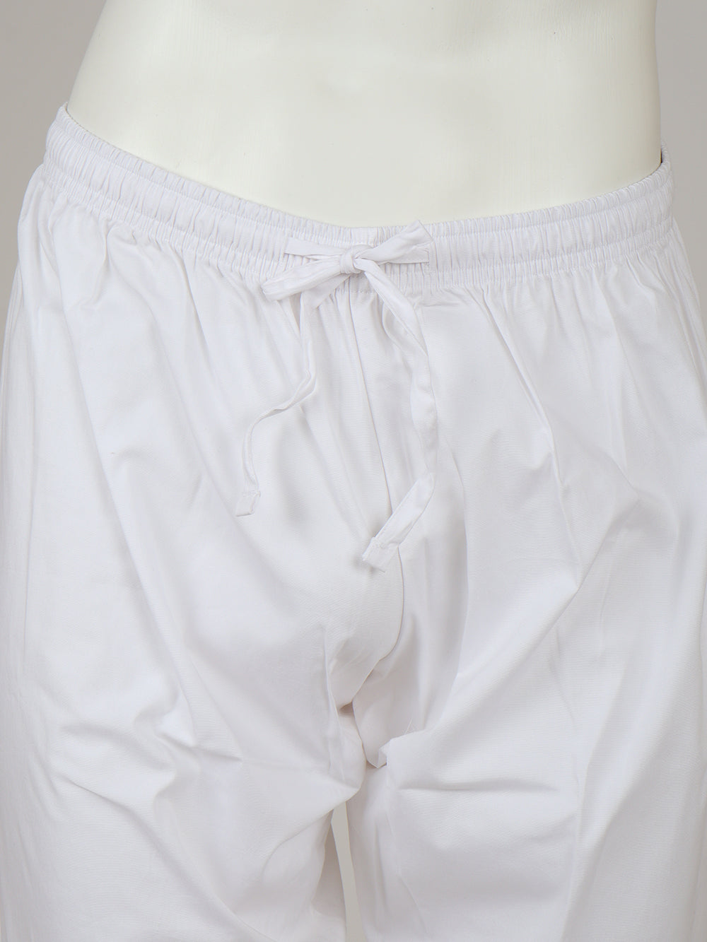 Men Stretch Cotton White Kurta Pant