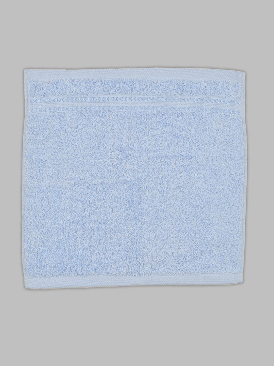 Cotton Bamboo Terry Face Towel SkyBlue FC6 (4 Pcs Pack)