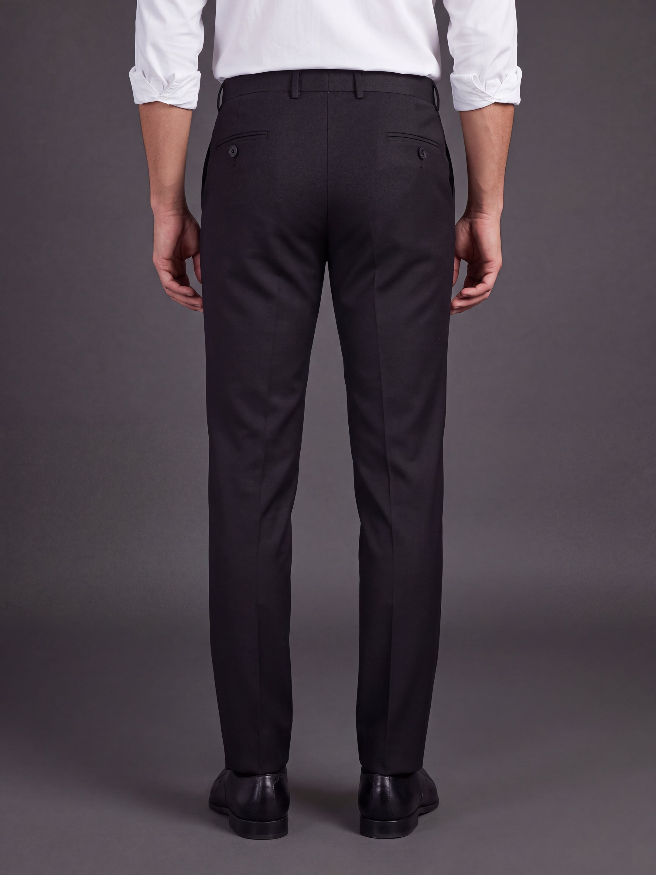 Prima Club Cotton Poly Viscose Stretchable Waistband Black Pants