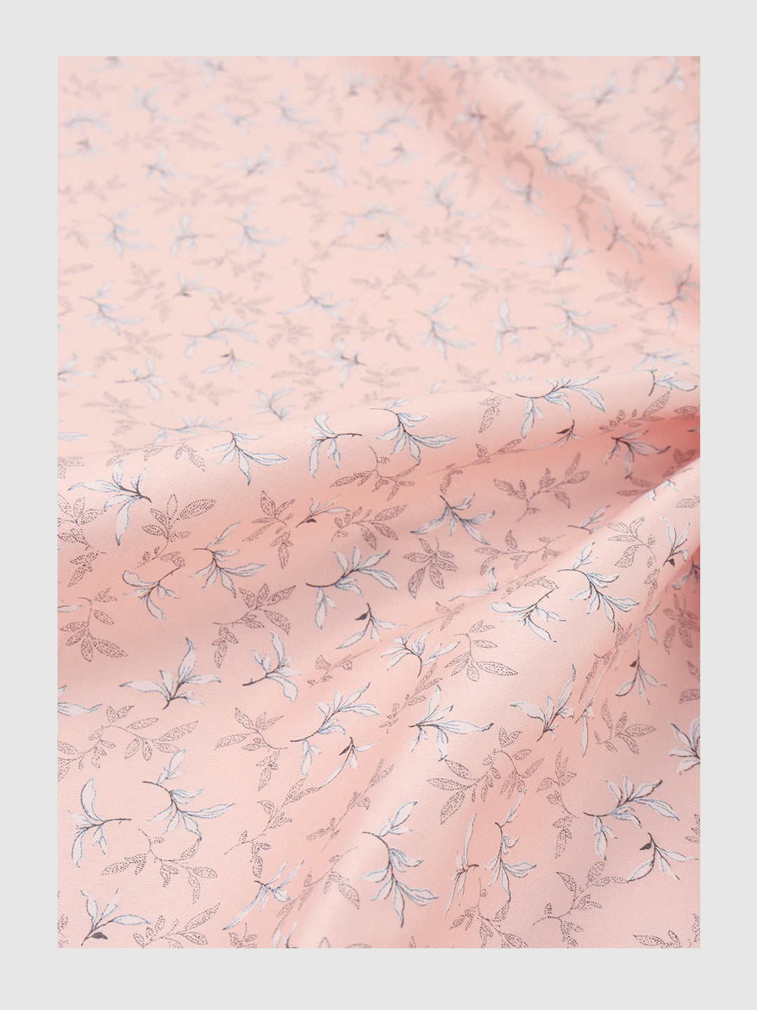 Men Cotton Rich Light Pink Printed Shirt Fabric Oslo Print