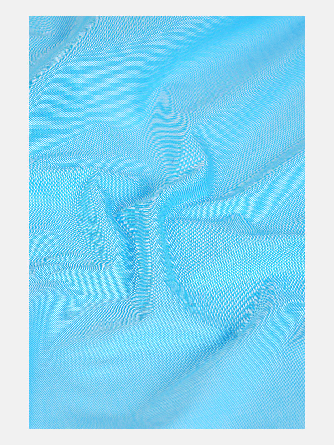 Men 100%Cotton Plain Shirt Fabric SkyBlue Ferrari