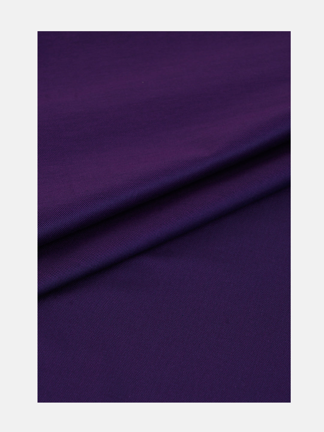 Men 100%Cotton Plain Shirt Fabric Dark Purple Ferrari