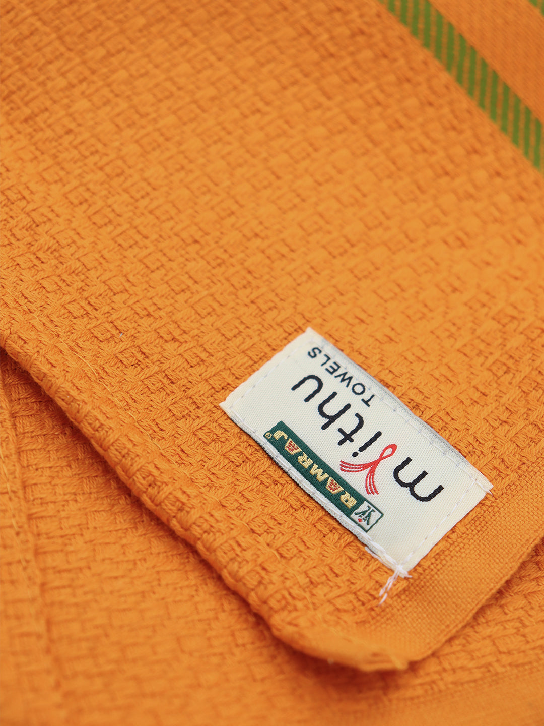 100% Cotton Self Designed Bath Towel Orange Magnus MCS02