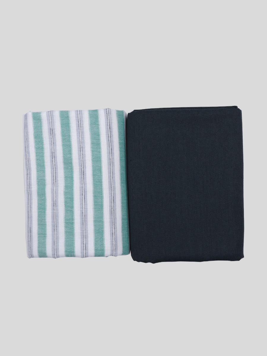 Cotton Striped Shirting & Suiting Gift Box Combo RY37-Full view